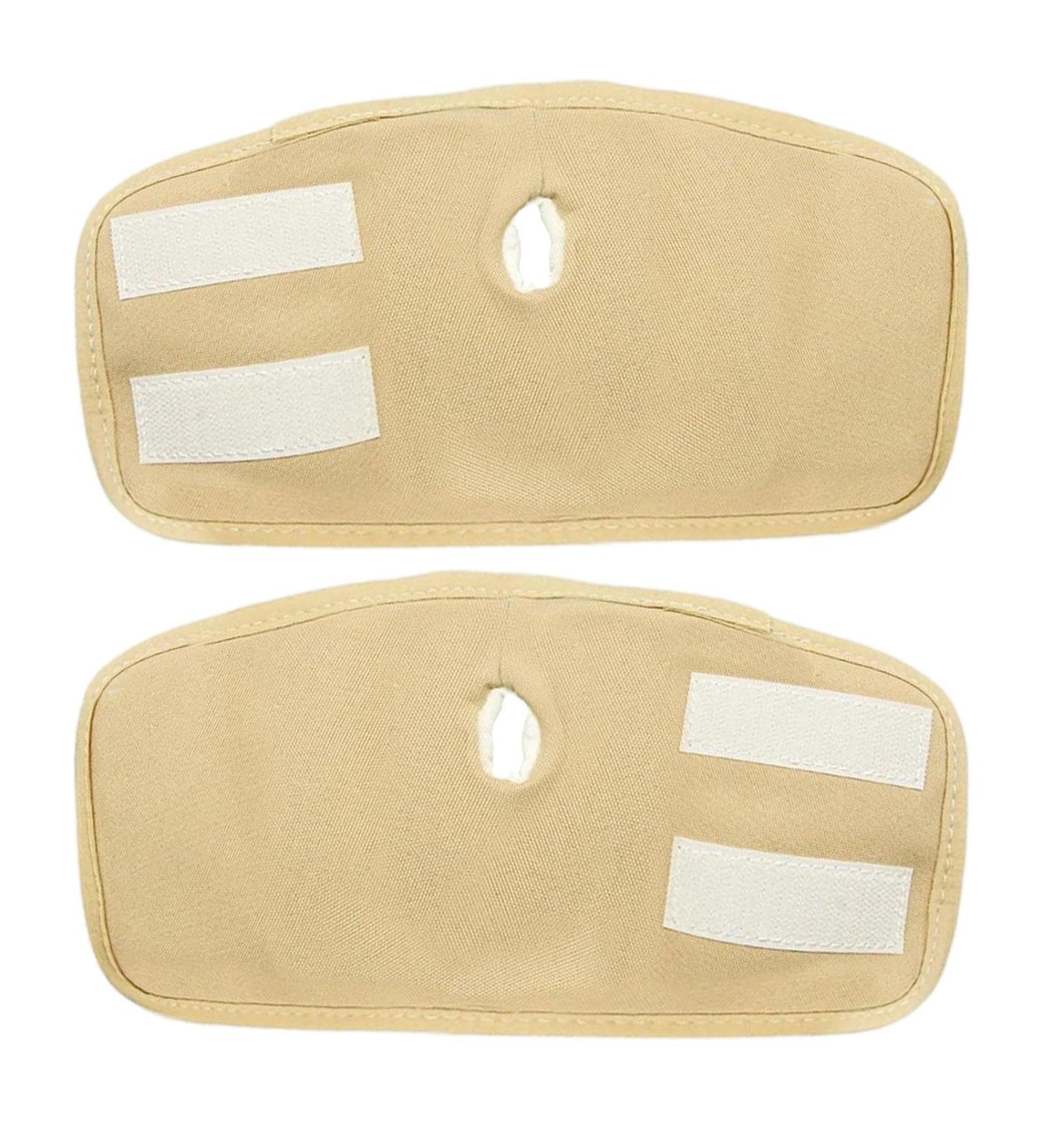 Castor Oil Pack Wrap 2x Organic Castor Oil Pads compression wrist support adjustable hook and loop wrist brace for right and left hands - Buy Online on GoSupps.com