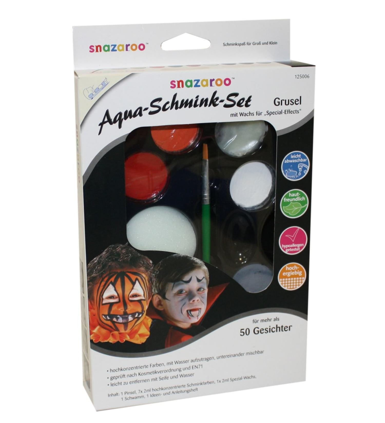 Mammut 125006 Snazaroo Aqua Make-up Set Horror | Multi-Coloured Face Paint for International Shipping - Buy Online on GoSupps.com