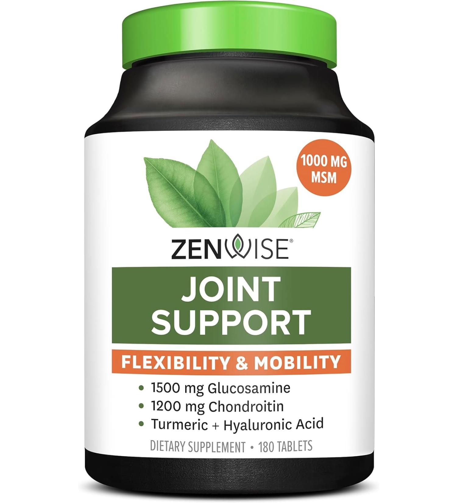 Zenwise Health Advanced Strength Joint Support 180 Tablets - Buy Online on GoSupps.com
