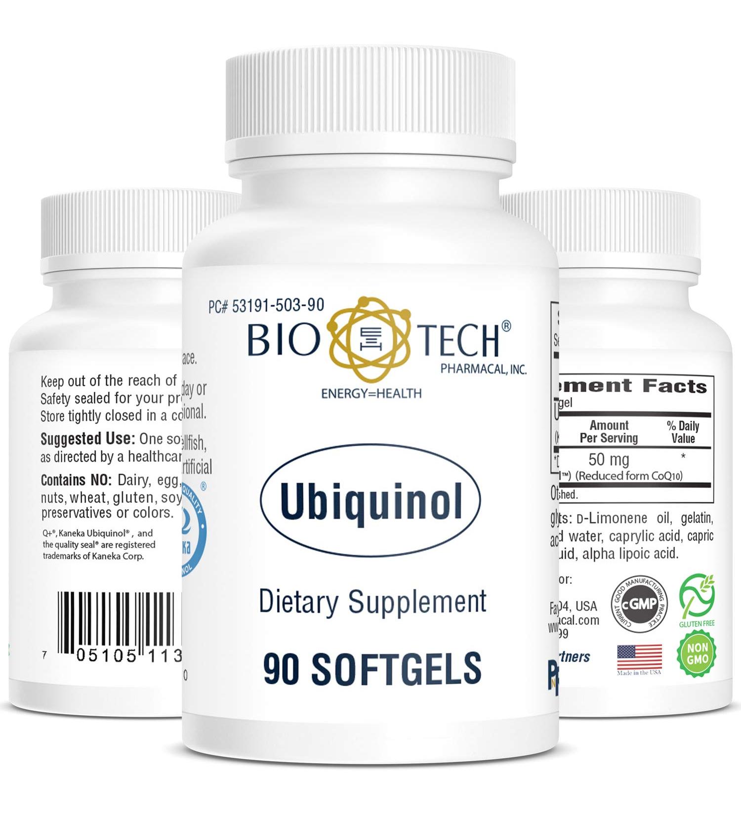 Buy Bio-Tech Ubiquinol (CoQH-CF) 90 Softgels - Premium Antioxidant for Heart Health | Fast International Shipping - Buy Online on GoSupps.com