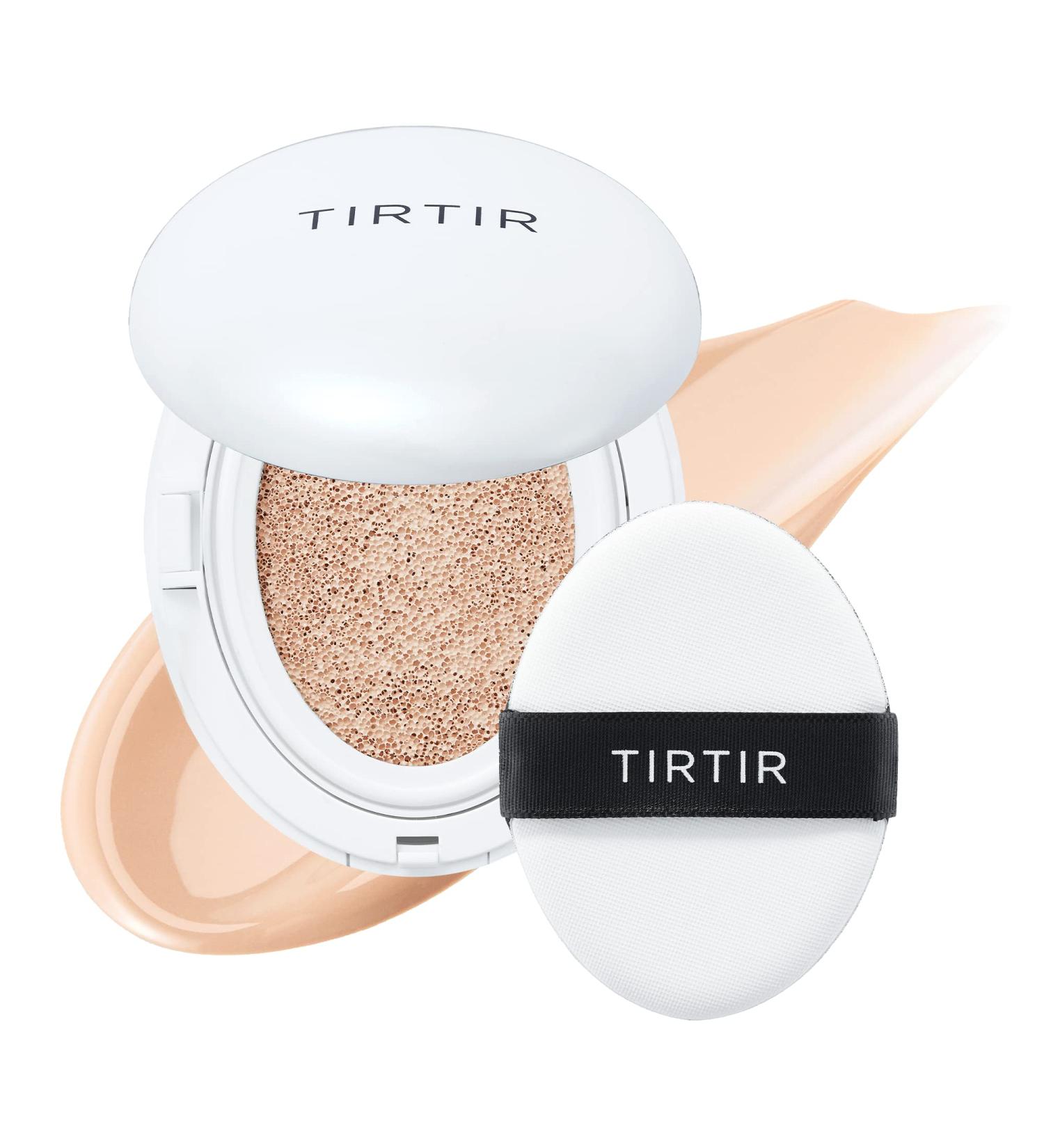 TIRTIR My Glow Cream Cushion 17C Porcelain 0.6 oz - Long Lasting Glow 24-Hour Formula - 0.63 Ounce - Buy Online on GoSupps.com