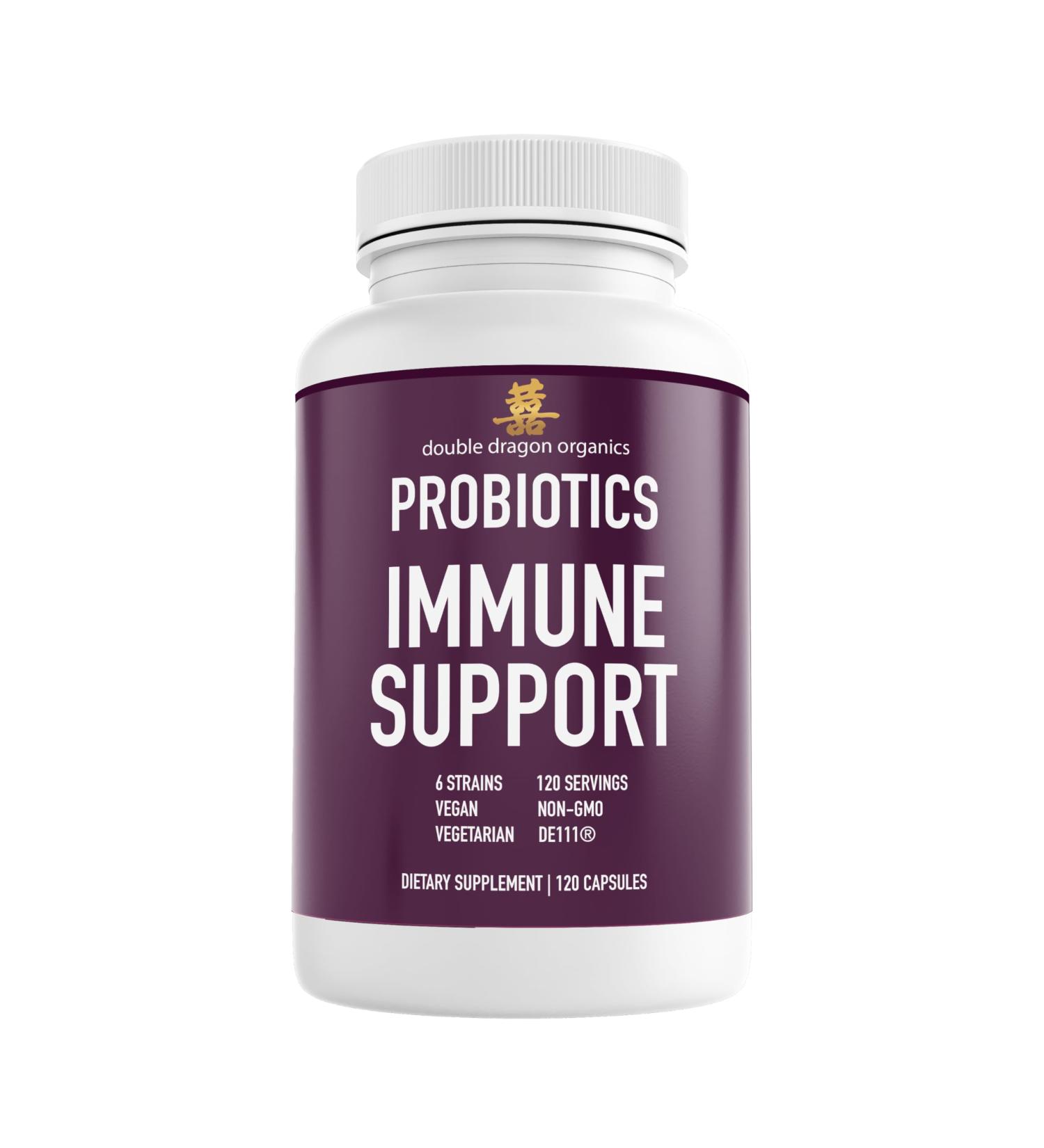 Double Dragon Organics Probiotics for Men and Women Pro 120 (1 Bottle)