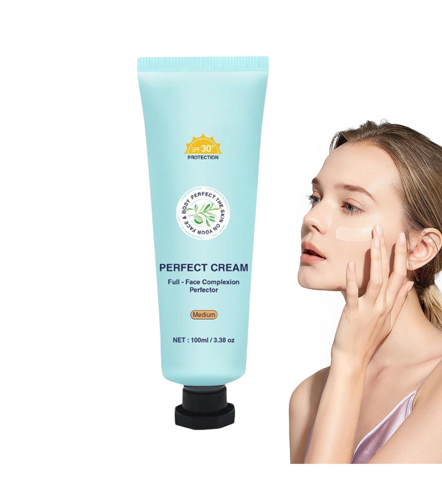 Tinted sun protection for the face moisturizing body foundation SPF 30 100 ml longlasting care makeup for outdoor sports tropical travel swimming and daily use medium - Buy Online on GoSupps.com