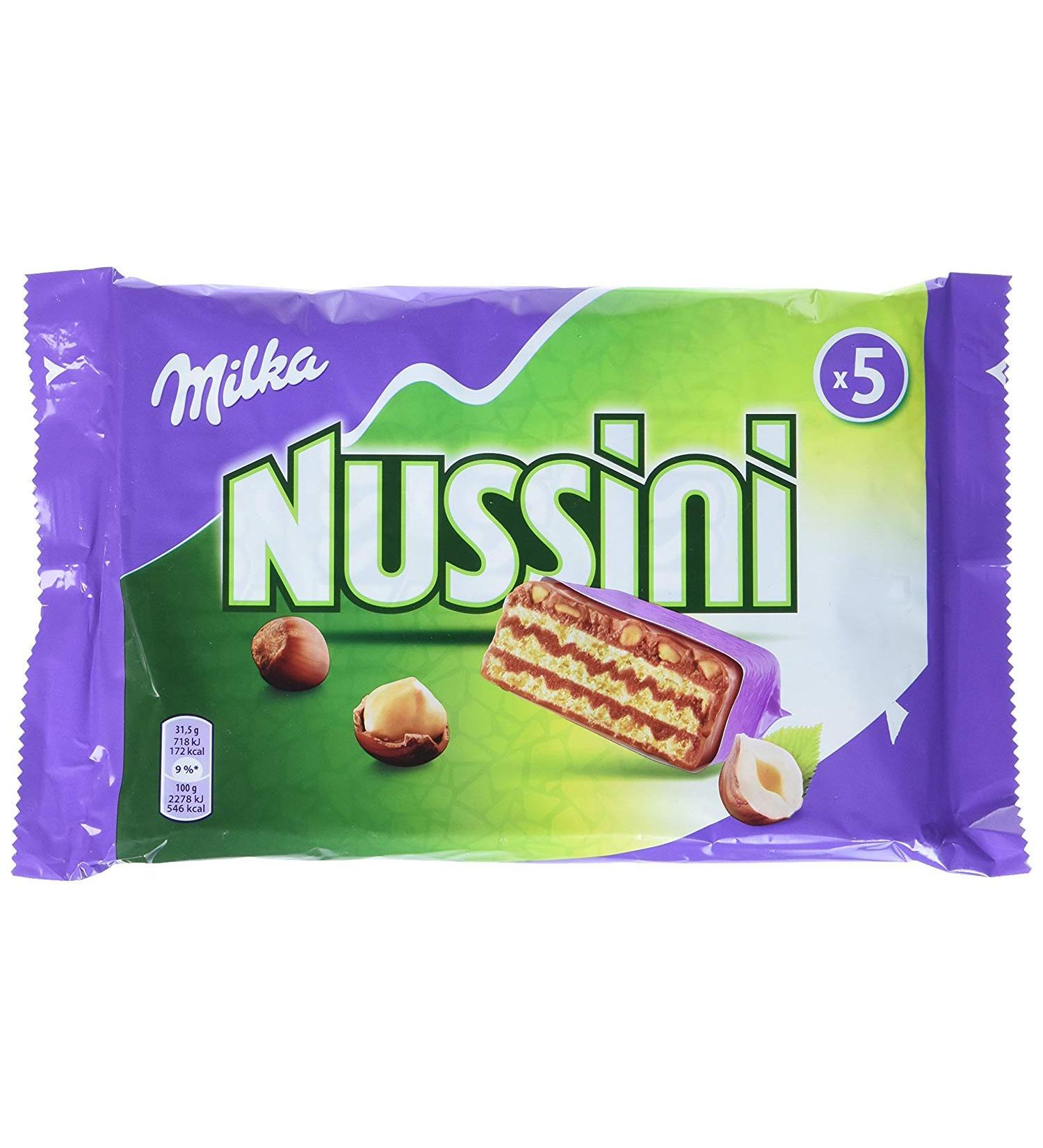 Milka Hazelnut Chocolate Bars, 157g