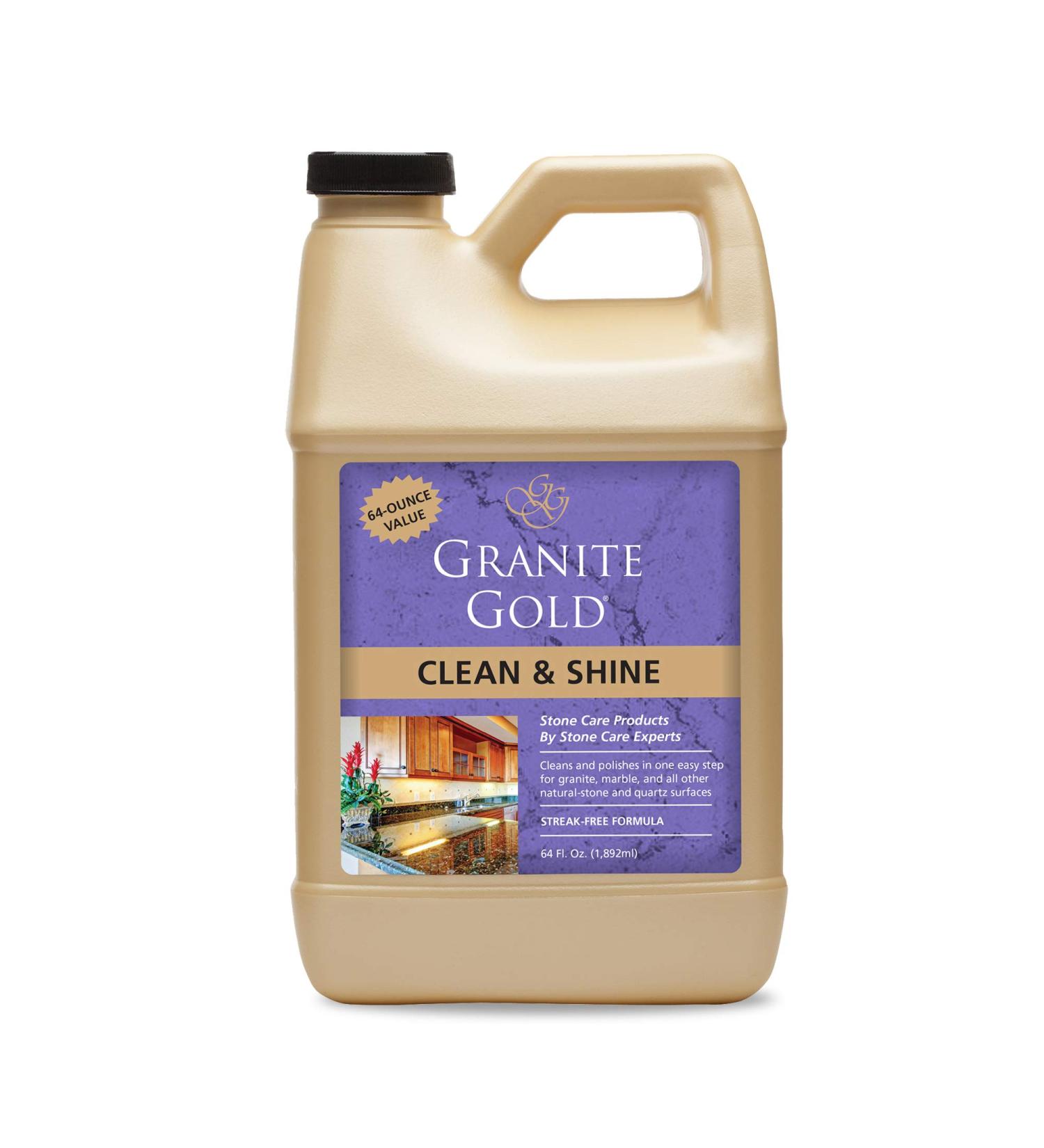 Granite Gold Clean and Shine Refill 64oz Citrus - Streak-Free Deep Cleaning for Natural Stone and Quartz Surfaces - Buy Online on GoSupps.com