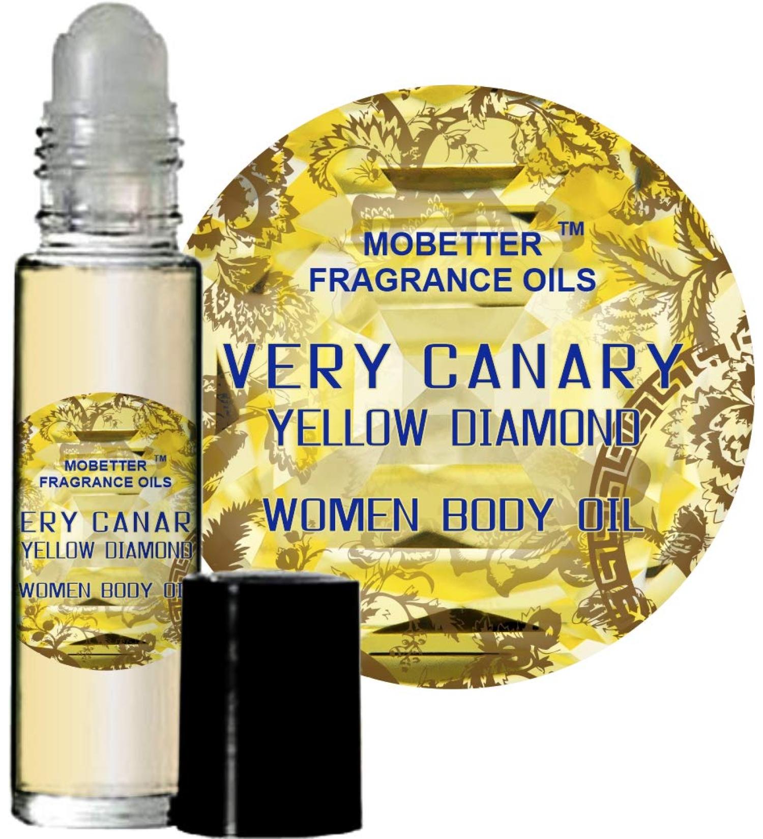 Very Canary Yellow Diamond Perfume Fragrance Body Oil for Women by Mobetter Fragrance Oils