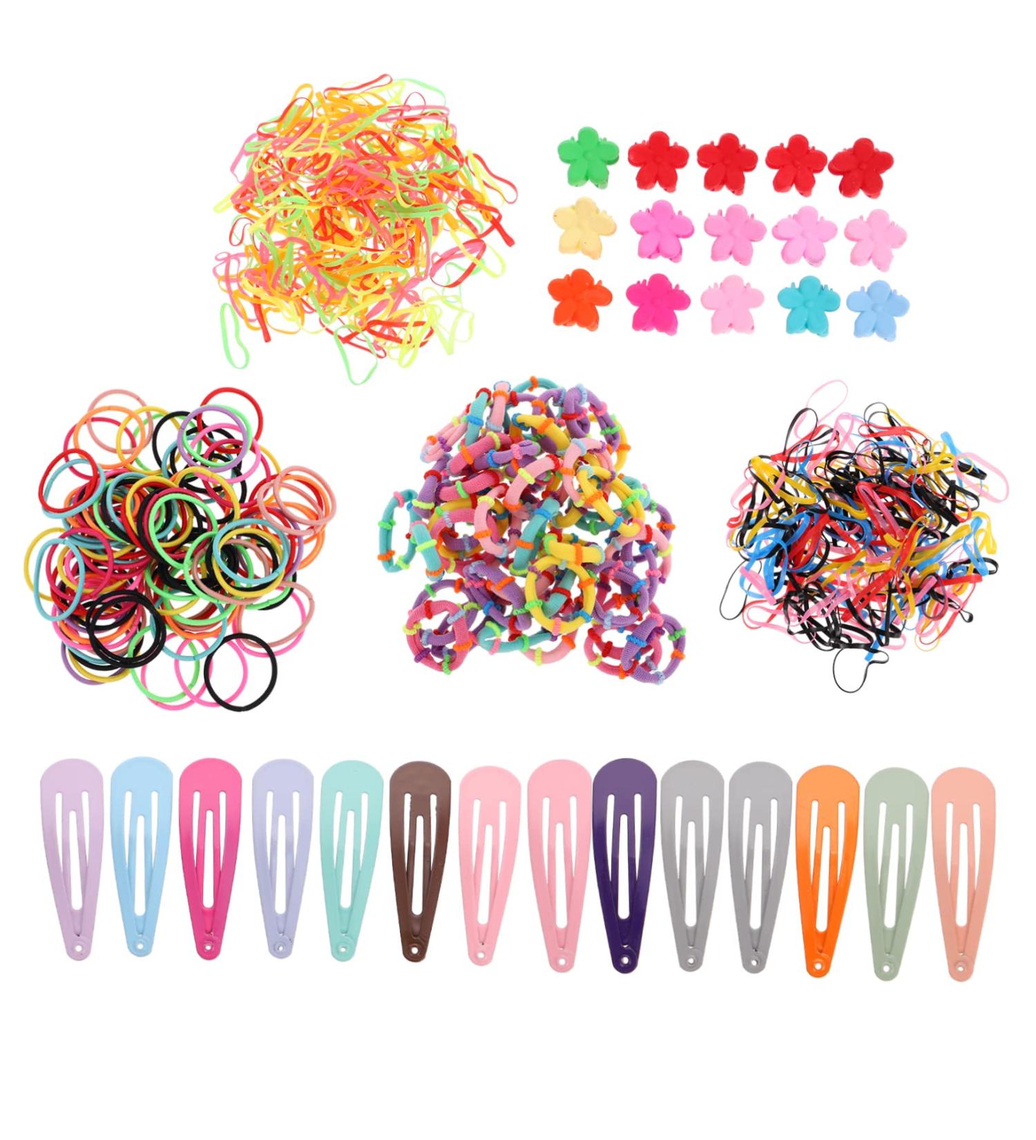 1 Set Children's Headgear Suit for Kids Mini Elastic Hair Ties Barrettes for Girls Small Hair Bangs Clips Girl Hair Kids Hair Accessory Kit Kids Headdress Hair Claws Iron Fashion - Buy Online on GoSupps.com