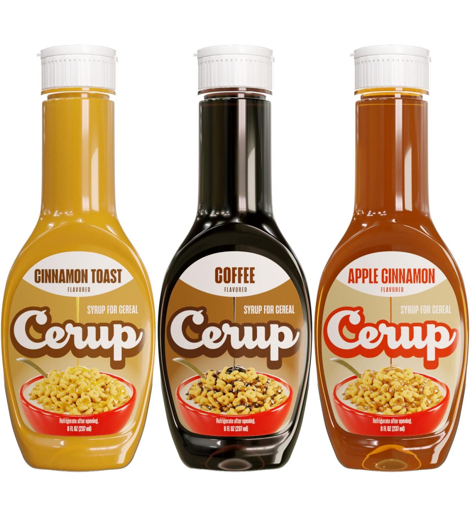 Cinnamon Wake Up Syrup Pack - Delicious Breakfast for Kids & Adults | Sweeten Your Cereal with Tasty Flavors! - Buy Online on GoSupps.com