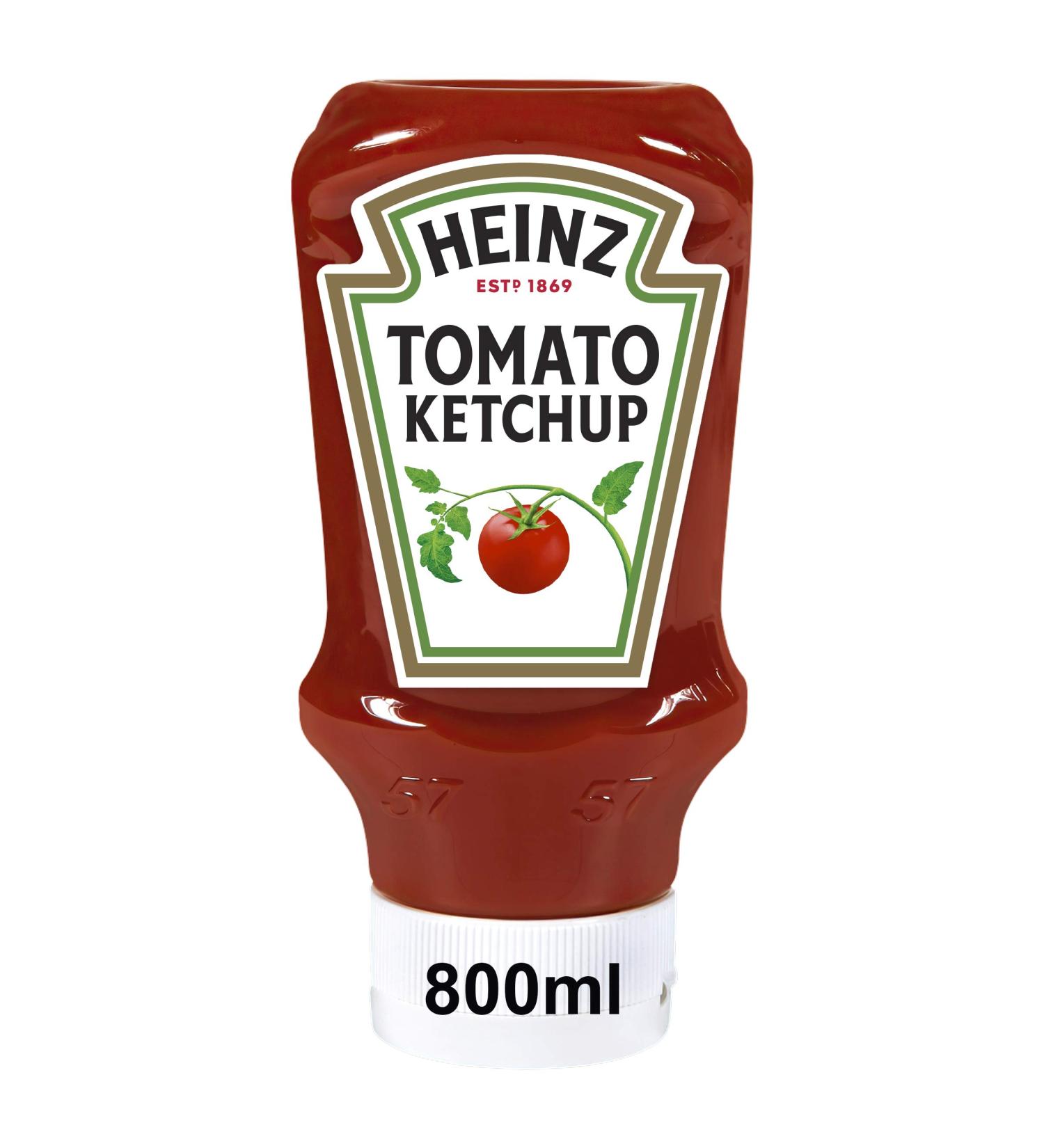 Heinz Tomato Ketchup Bouteille de douche 800 ml (l'emballage peut varier) 800 ml (1er Pack) - Buy Online on GoSupps.com