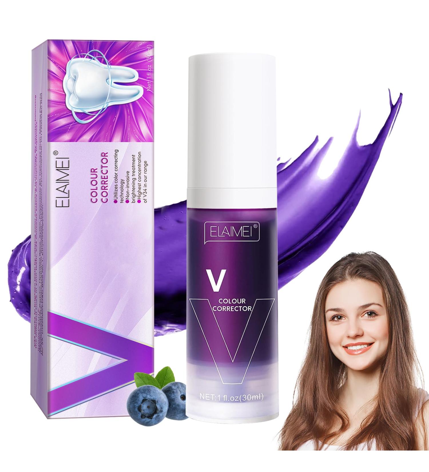 IJGD Purple Toothpaste for White Teeth - Effective Color Correction & Whitening Serum - Buy Online on GoSupps.com