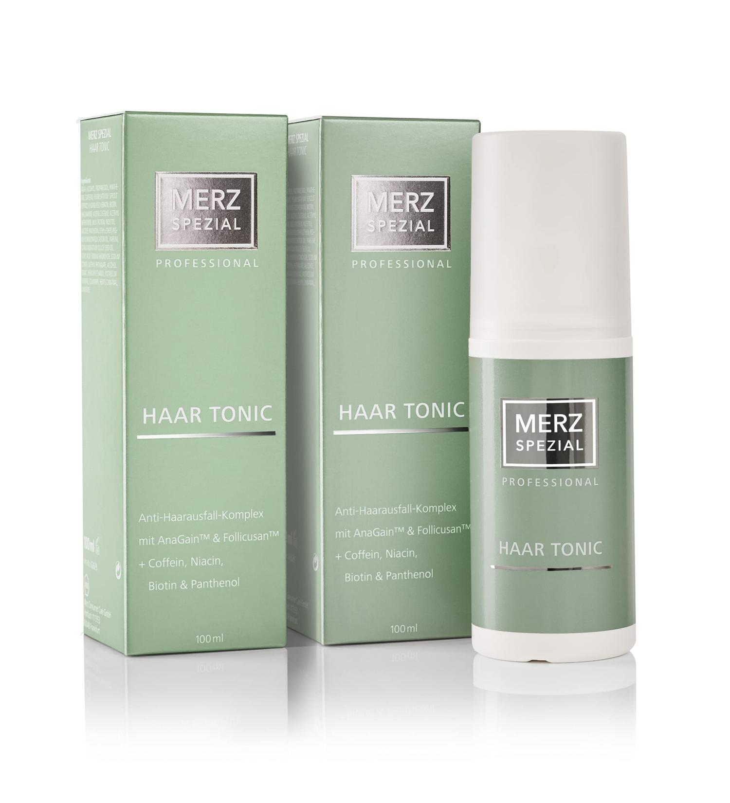 Merz Special Professional Hair Tonic - Reduce Hair Loss with Caffeine & Biotin - Thicker Stronger Hair - 200 ml (2 Pack) - International Shipping Available - Buy Online on GoSupps.com