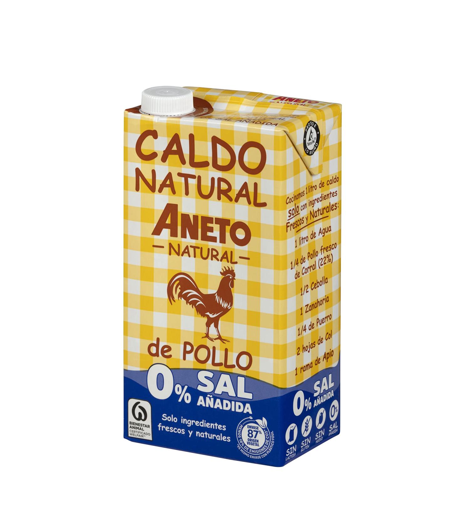 CALDO NATURAL DE POLLO 0% SAL A ADIDA ANETO - Buy Online on GoSupps.com