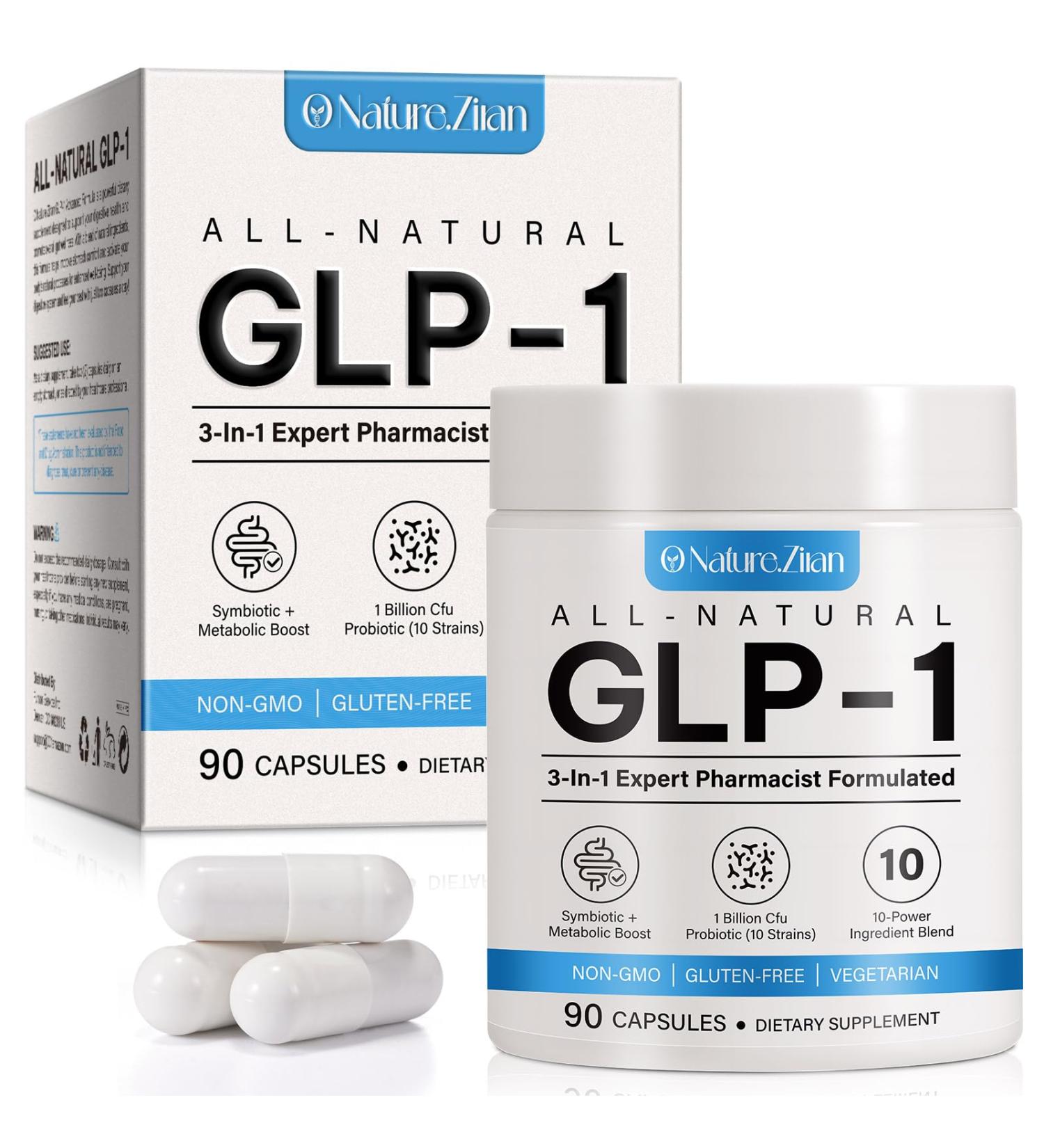 SOLEMEONY GLP-1 Supplement Support GLP Activate Natural Formula GLP-1 Supplement for Metabolic Energy GLP-1 Support Multiple Probiotics & Vitamins- 90 Capsules - Buy Online on GoSupps.com