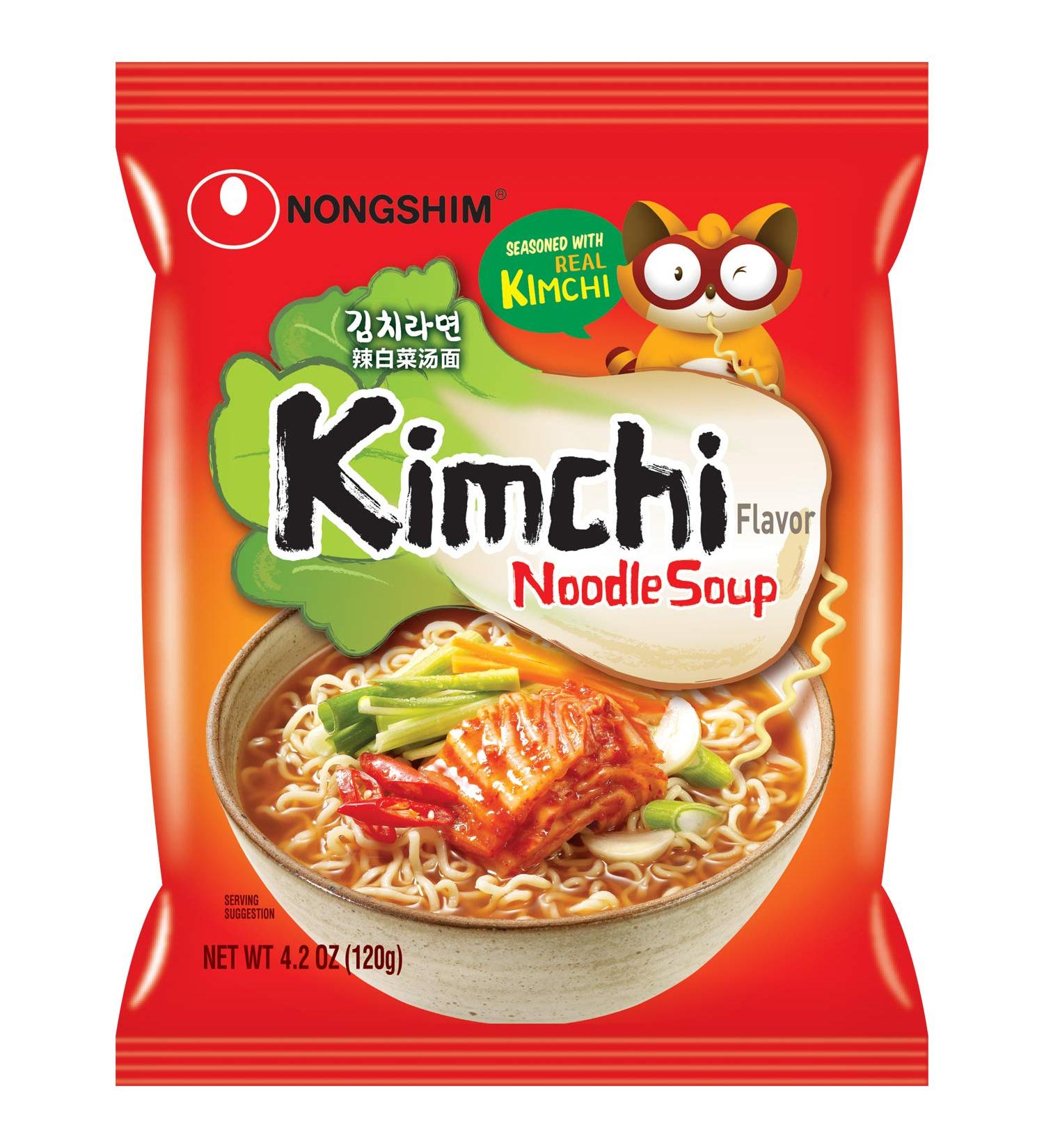 Nongshim Kimchi Noodle Soup 4.2oz (Pack of 10) - Authentic Korean Flavors - Buy Online on GoSupps.com