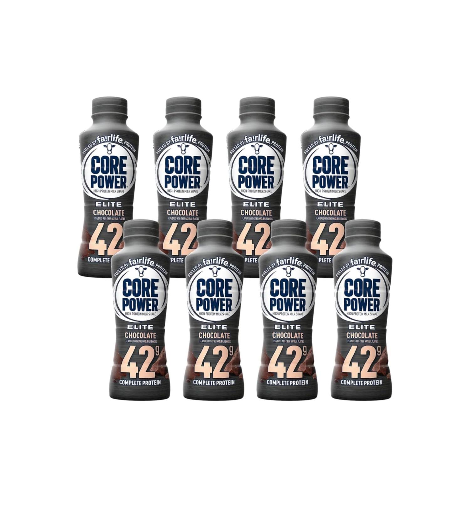 Baxter Expresss Fa!rlife Core Power' Elite Chocolate (8 Pack) High Protein Milk Shakes 42g - 14 Fl Oz Sports Nutrition - Buy Online on GoSupps.com