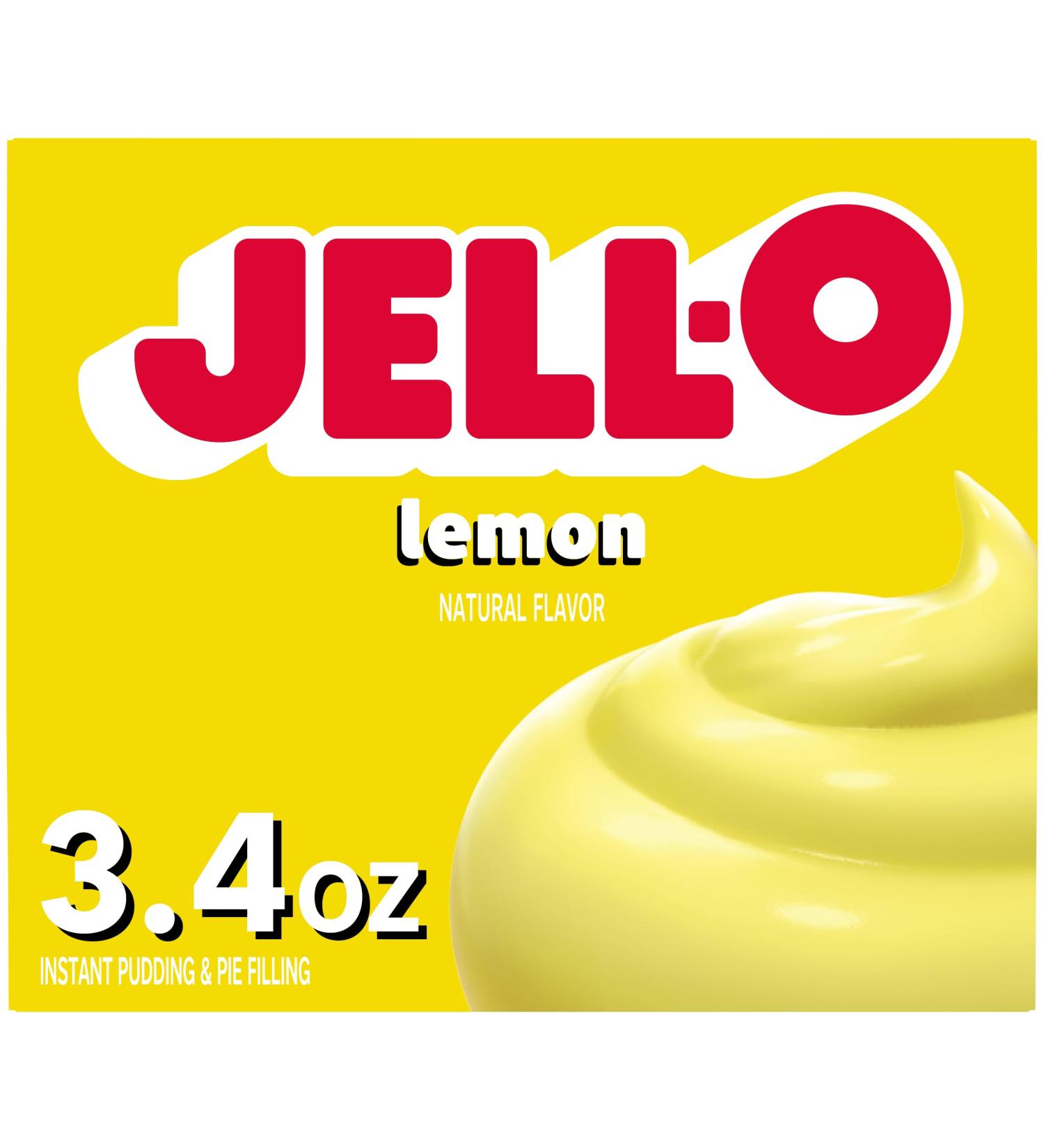 Jello Lemon Instant PUDDING AND PIE FILLING 96g - Buy Online on GoSupps.com