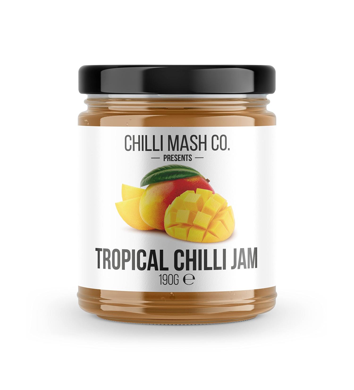 Chilli Mash Company Tropical Chilli Jam 190 ml - Buy Online on GoSupps.com