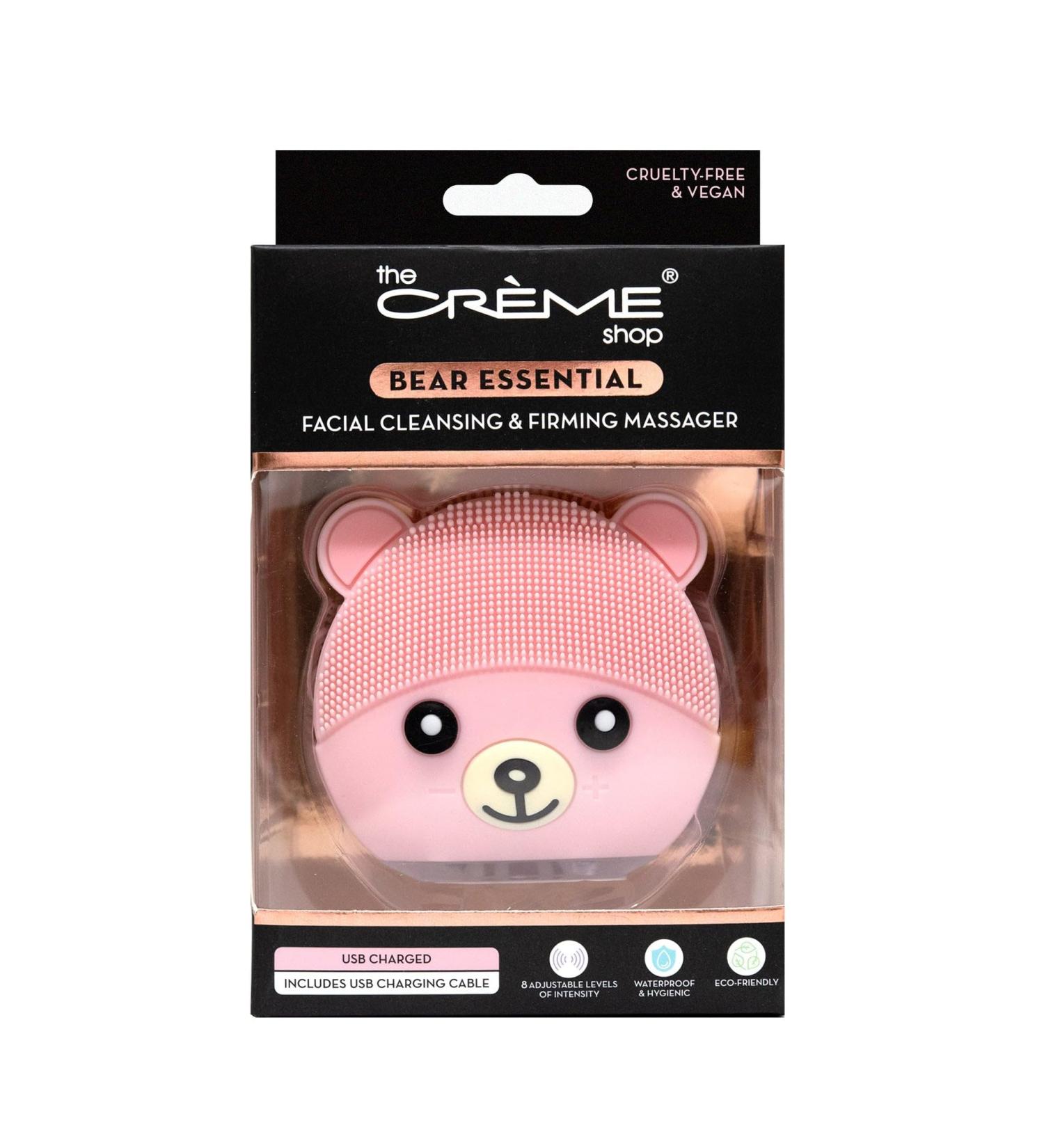 Buy The Creme Shop Bear Essential Facial Cleansing Massager - Waterproof Eco-Friendly Adjustable Intensity USB Charging for Deep Pore Cleaning & Exfoliation | International Shipping Available - Buy Online on GoSupps.com