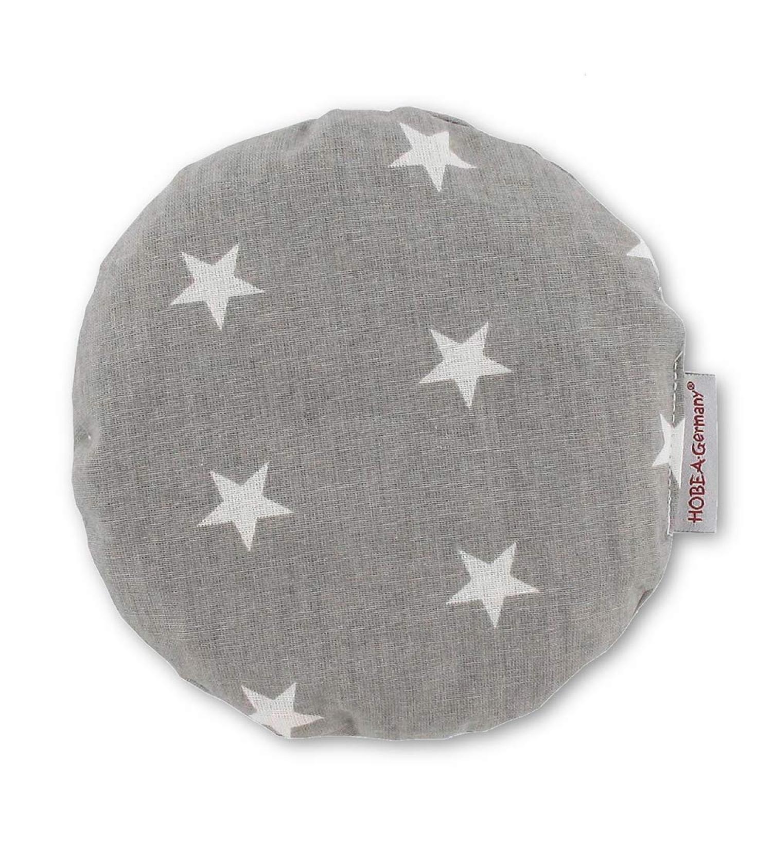 Hobea-Germany Cherry Core Pillow for Babies | Medical Class 1 Head Pillow | Soft Gray with White Stars Design - Buy Online on GoSupps.com