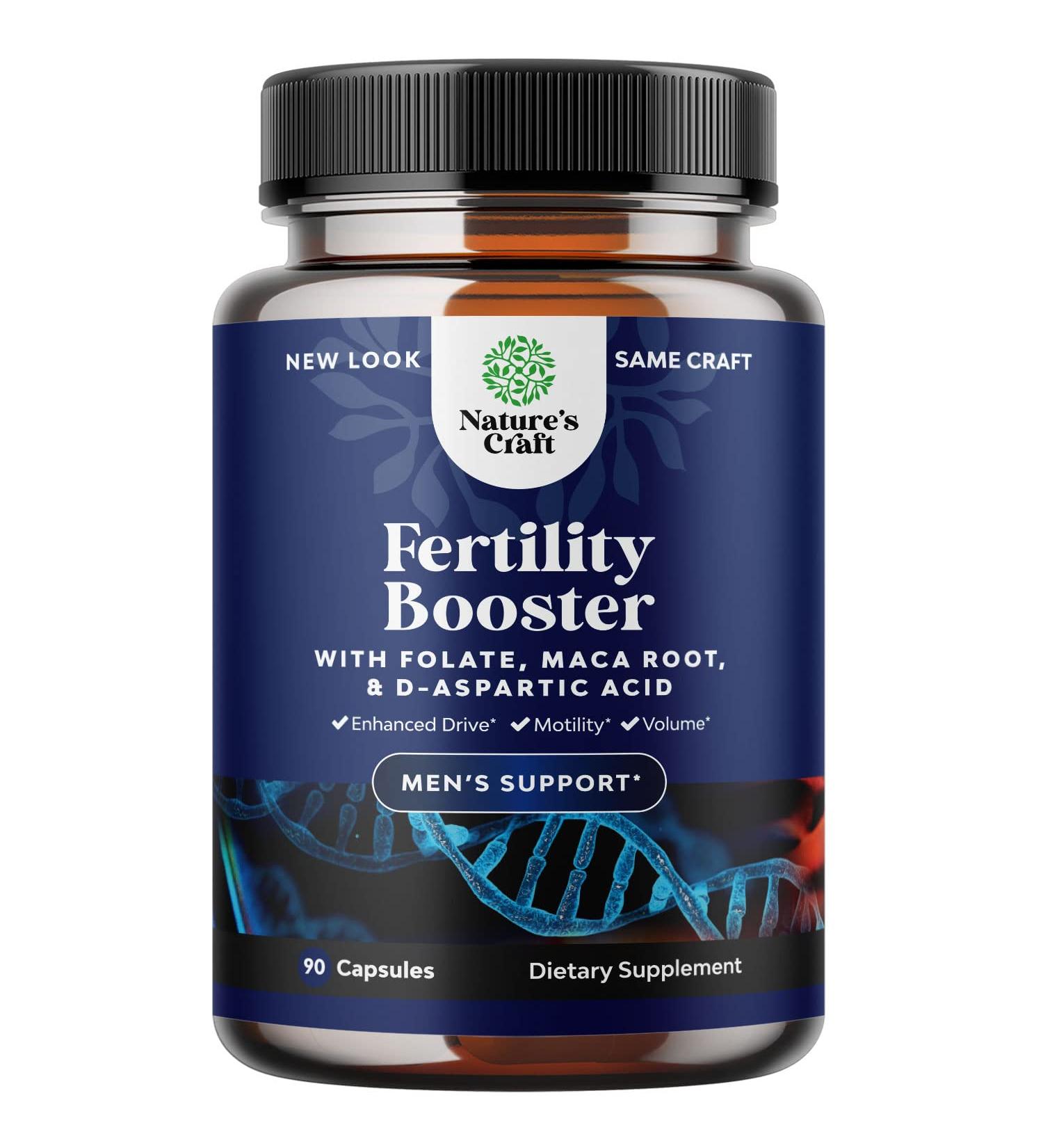 Prenatal Multivitamin Male Fertility Supplement - Enhanced Men's Fertility Support with L-Arginine, D-Aspartic Acid, Maca Root - Boosts Motility, Volume, and Potency - Buy Online on GoSupps.com