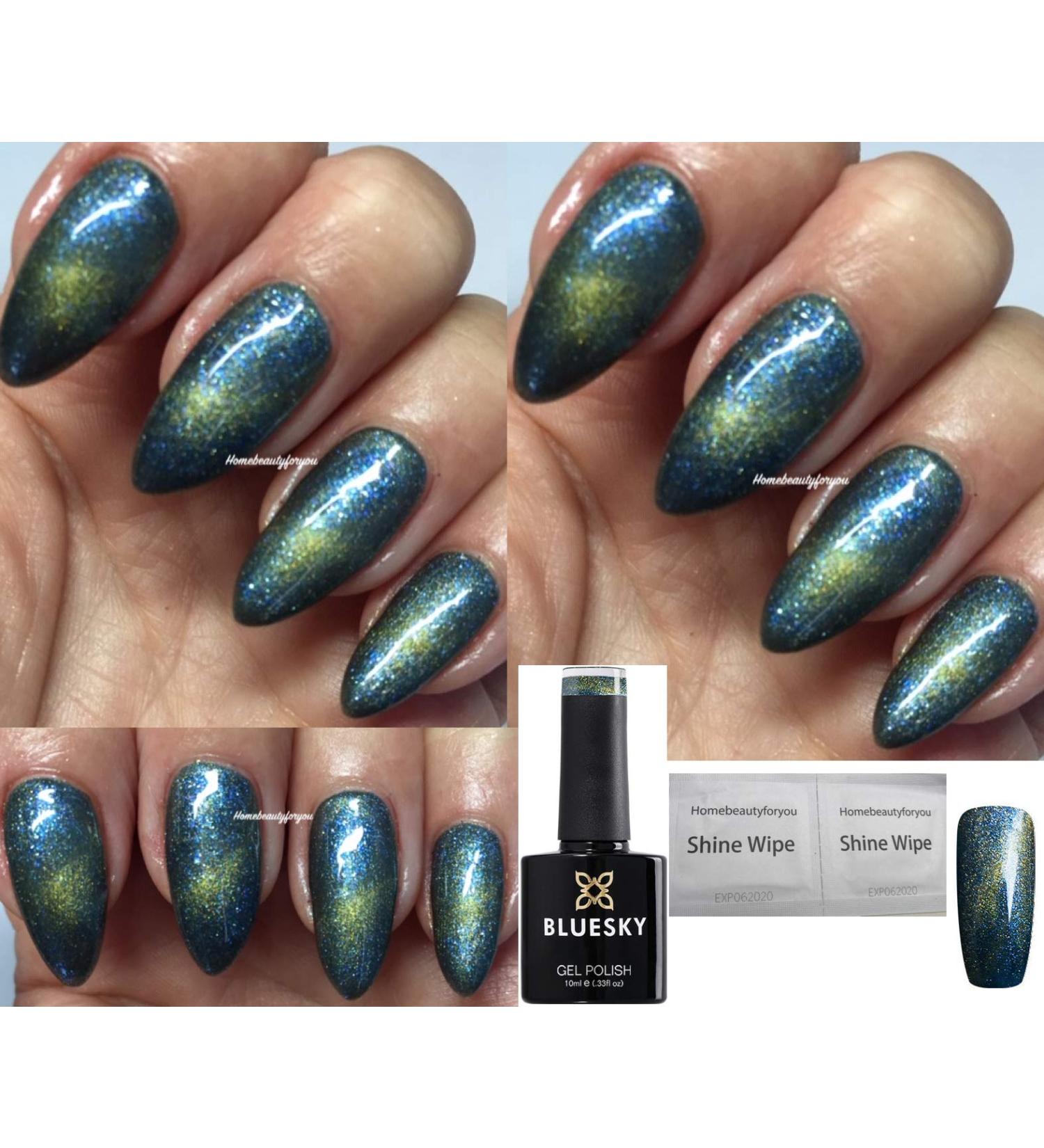 Bluesky CAT EYE CHAMELEON CLN06 MAGNETIC MAGNET REQUIRED Nail Gel Polish UV LED Soak Off 10ml