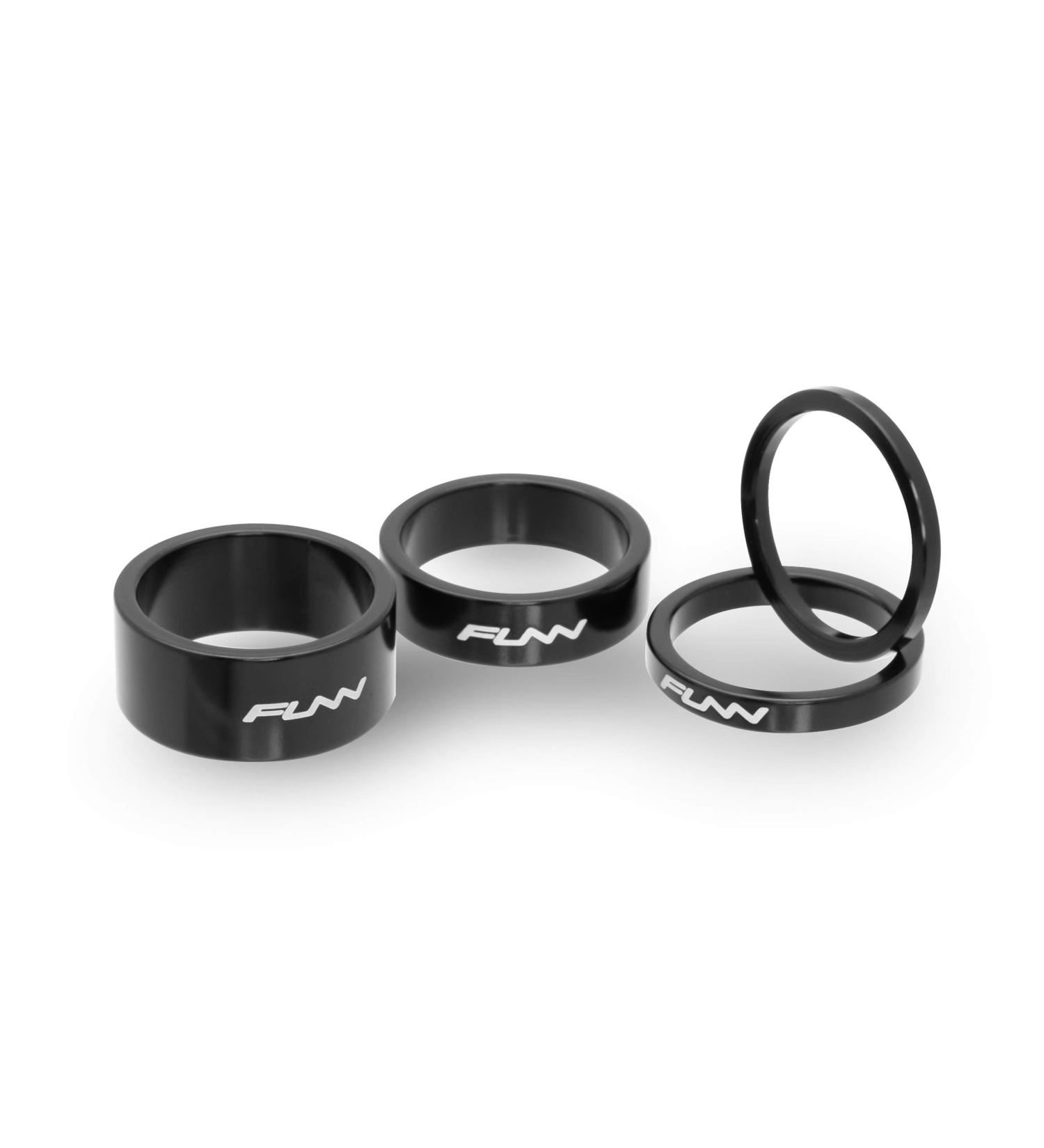 Funn Descend Headset Spacer Kit - 3mm, 5mm, 10mm, 15mm - Premium Quality Spacers - Buy Online on GoSupps.com