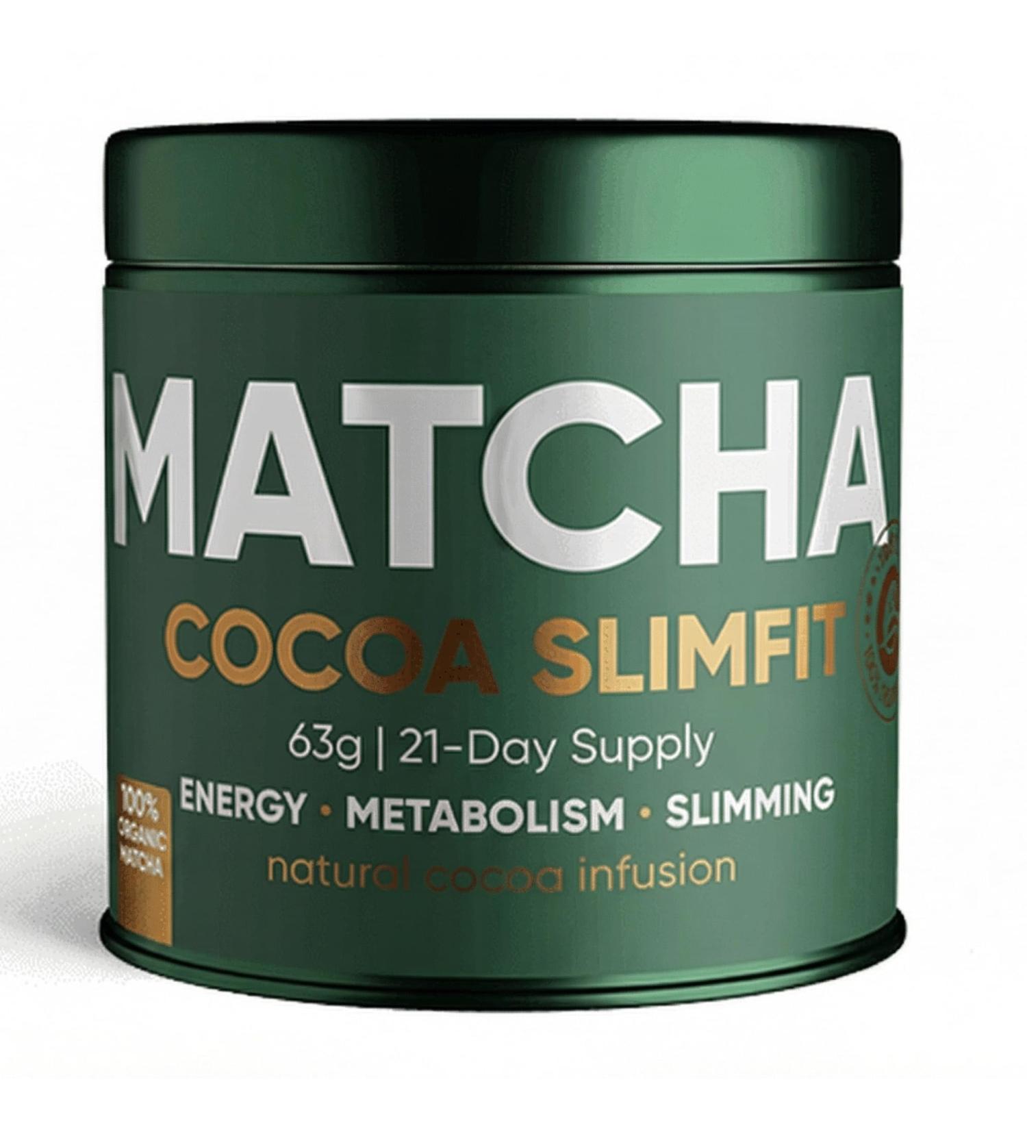  WOW TEA WOW TEA: Matcha Cocoa Slimfit Special Mix Limited Edition Japanese Matcha 100% Organic 63g - Buy Online on GoSupps.com
