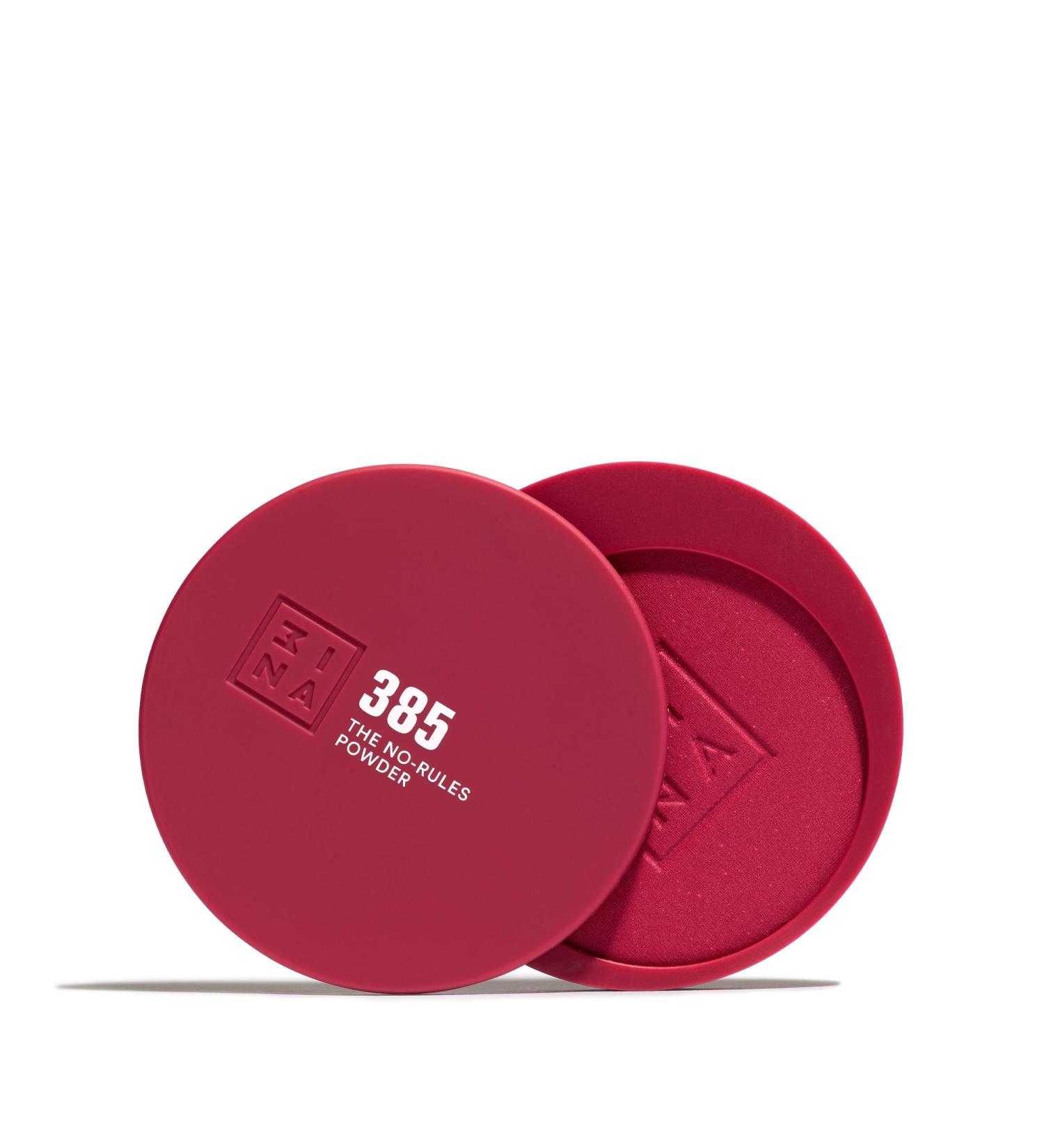  3ina 3INA MAKEUP The No-Rules Powder 385 Burgundy 3 in 1 Compact Powder for Eyes Lips and Face - Powder with Hyaluronic Acid and Ceramide - Lightweight Formula - Vegan - Cruelty Free - Buy Online on GoSupps.com