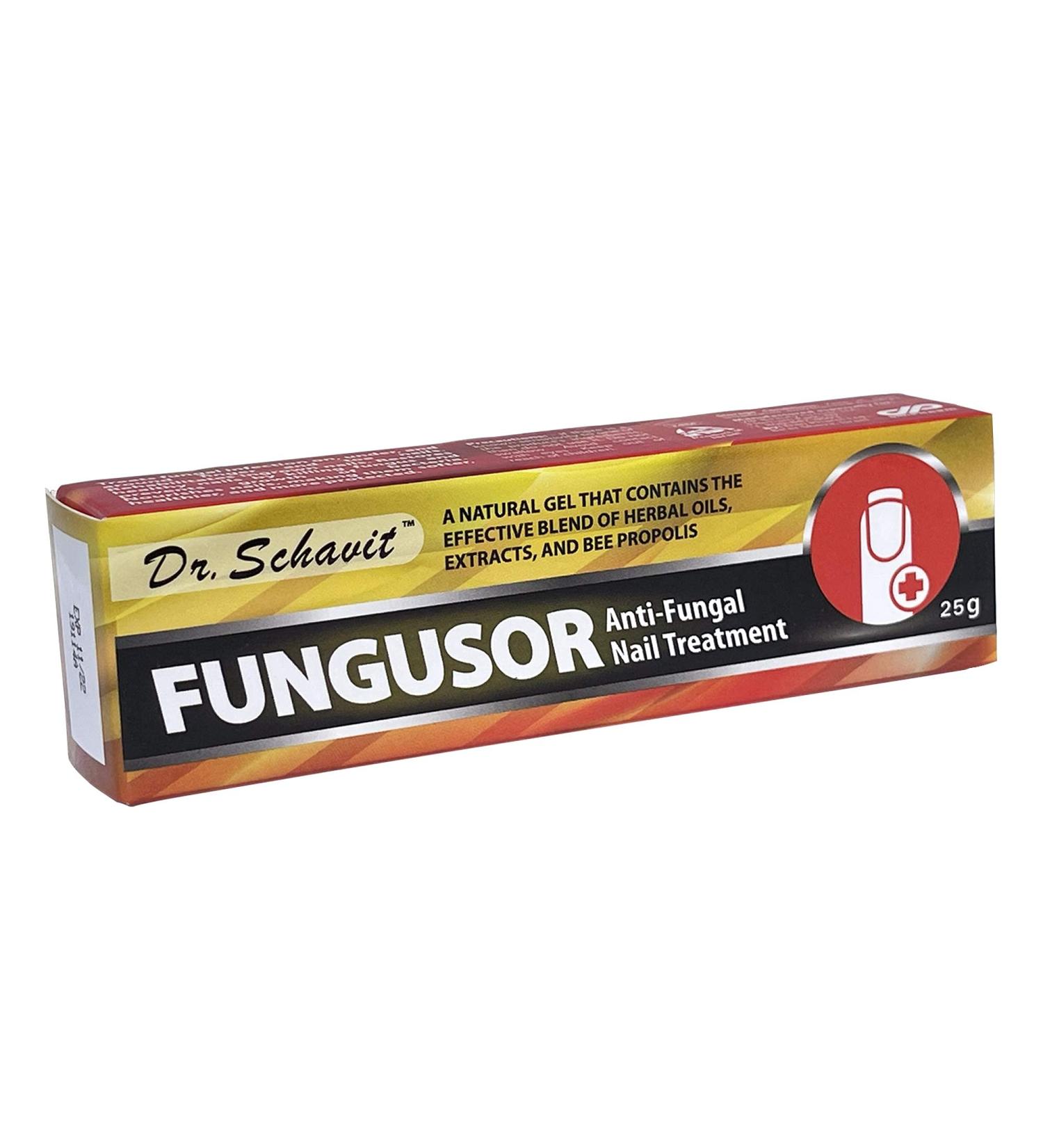 Dr. Schavit Fungusor Anti-Fungal Nail Treatment Gel 0.88oz - Nail Restoration with Herbal Extracts & Bee Propolis - Natural Healing Formula - Buy Online on GoSupps.com