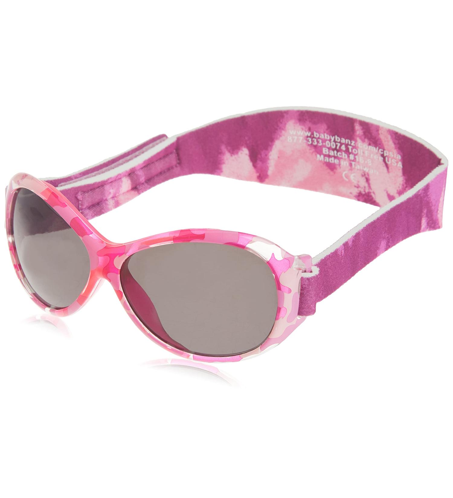 Baby Banz Retro Banz Wrap Sunglasses - Baby Pink (0-2 Years) - Buy Online on GoSupps.com