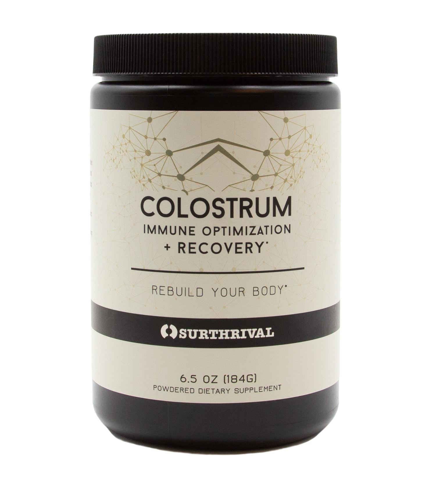 Surthrival Colostrum Powder (6.5oz) - Immune Optimization, Recovery & Gut Health Supplement | Immune Support | Keto-Friendly - Buy Online on GoSupps.com