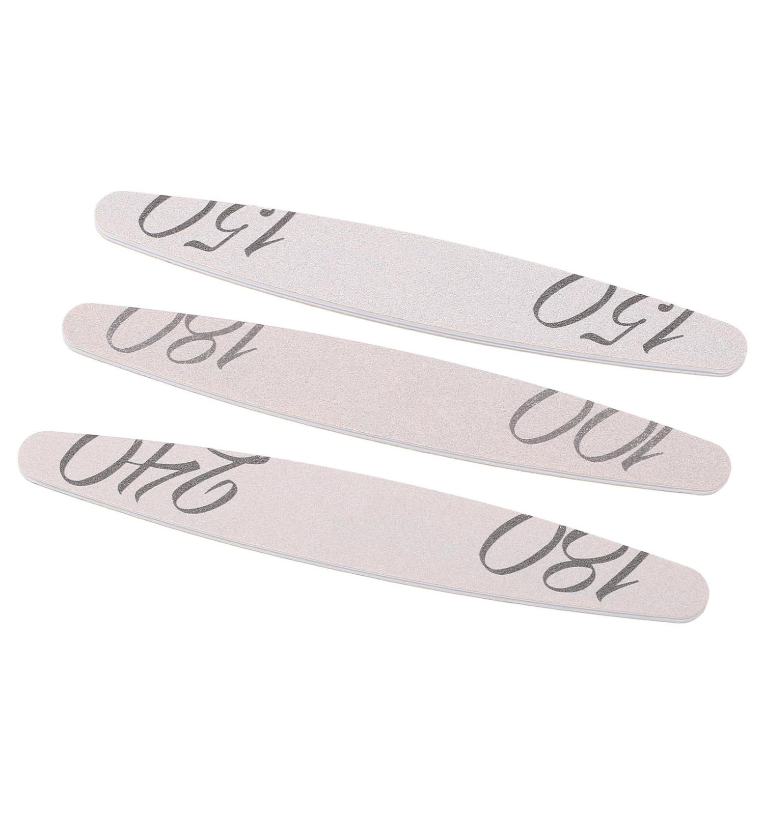 3 Pieces Nail File Set for Manicure Tool Washable and Reusable Nail Buffer File Block Professional Care Suitable for Nails Toenails and Acrylic Nails Easy to Use - Buy Online on GoSupps.com