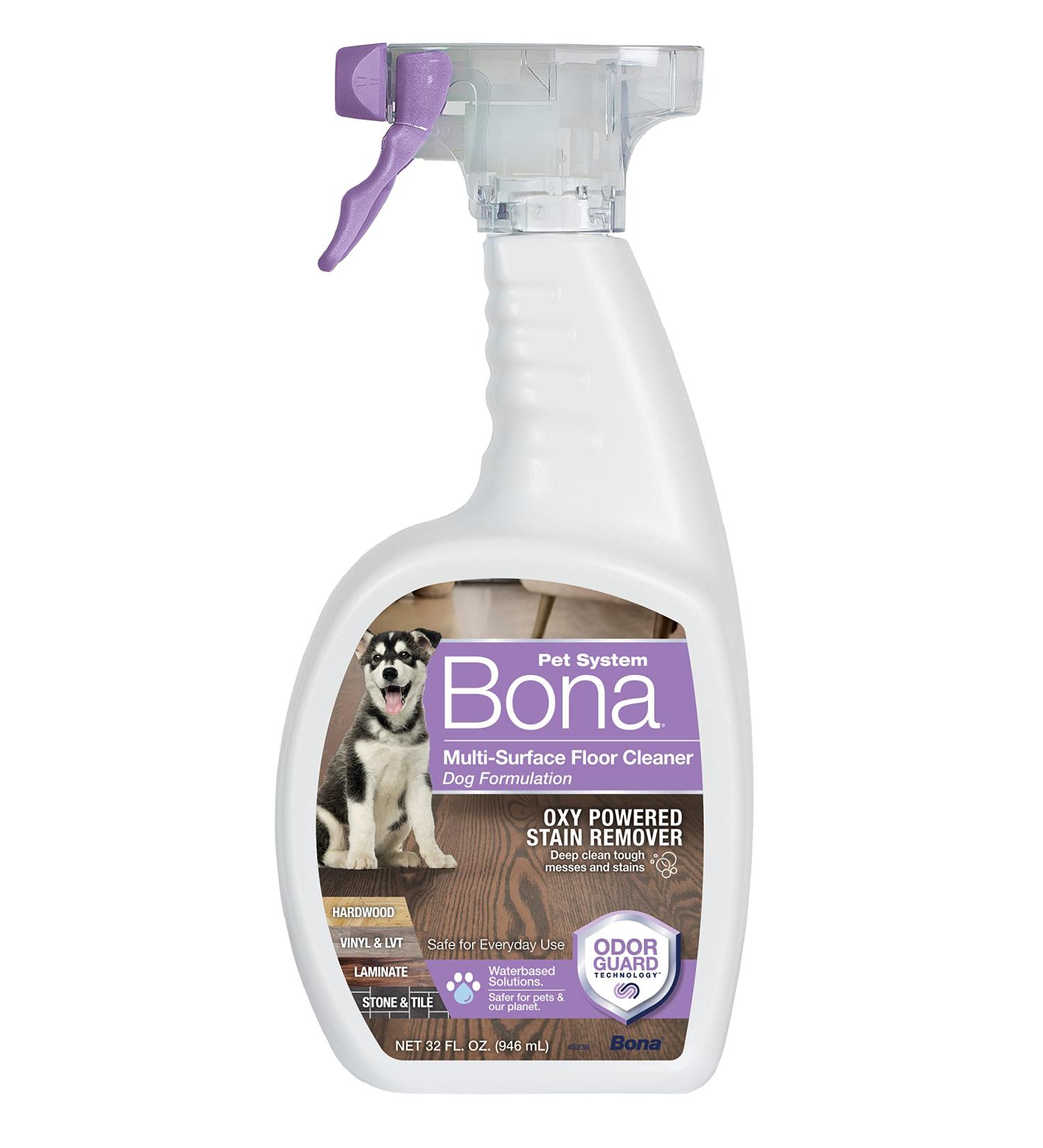 Bona Pet System Multi-Surface Floor Cleaner Spray - Dog Formula 32oz - Buy Online on GoSupps.com