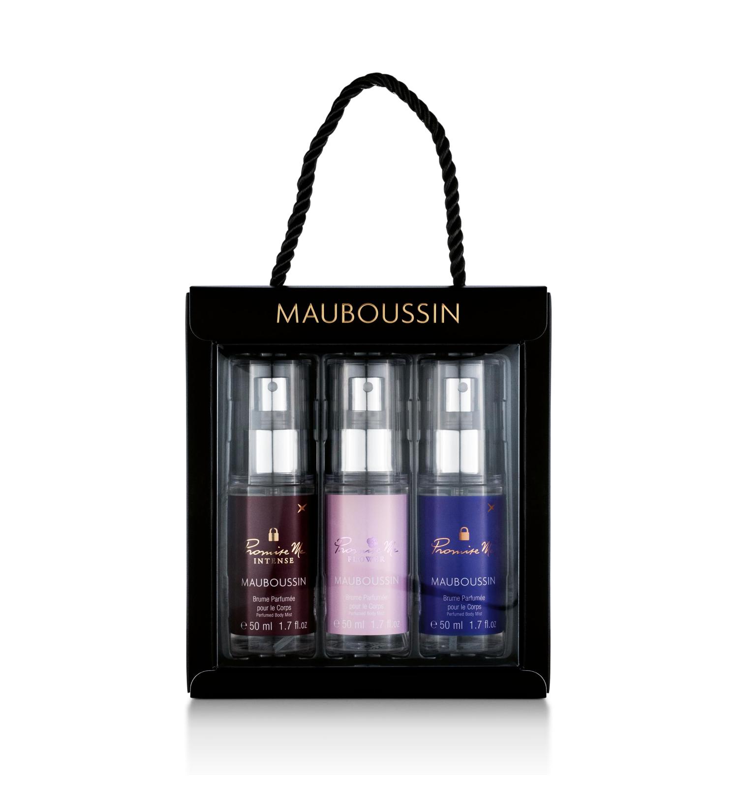 Mauboussin - Promise Me Body Mist Set : Promise Me Mist 50ml (1.7 Fl Oz) Promise Me Flower Mist 50ml (1.7 Fl Oz) & Promise Me Intense Mist 50ml (1.7 Fl Oz) - Buy Online on GoSupps.com