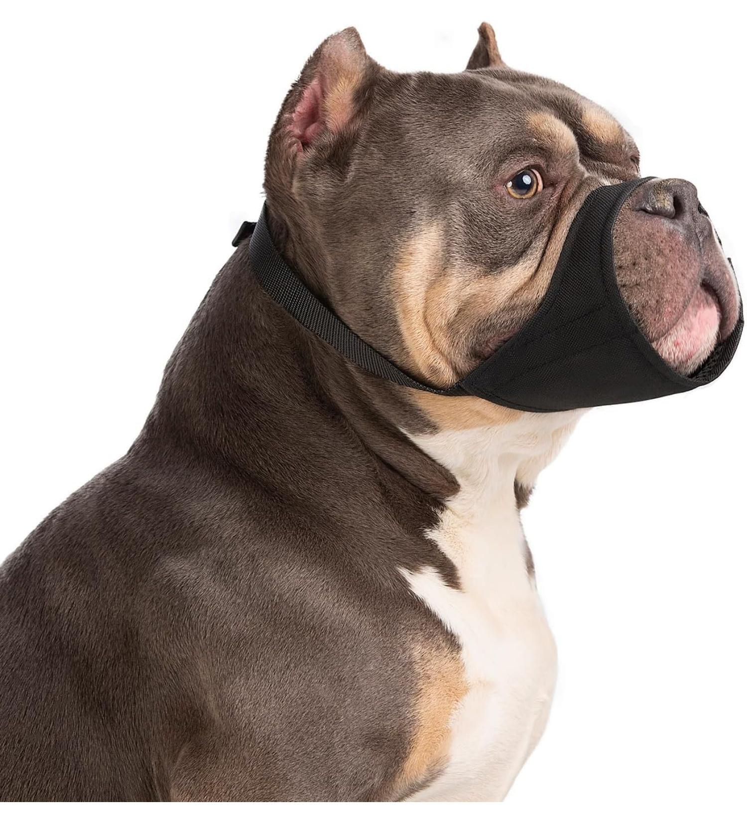 Yoolhamy Soft Dog Muzzle for Pitbulls Rottweilers & Boxers - Prevent Biting & Barking | Perfect for Medium & Large Breeds - Buy Online on GoSupps.com