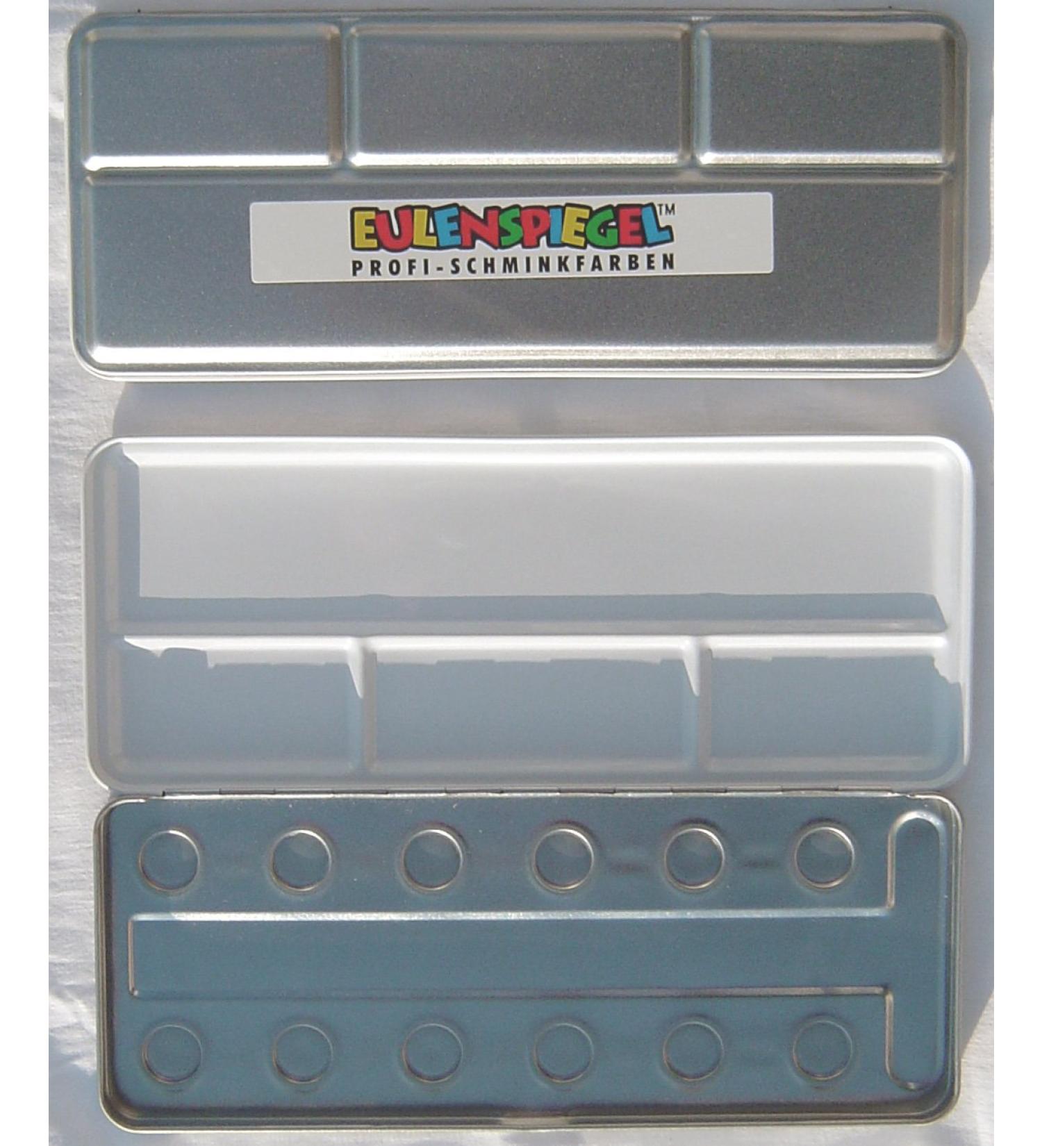 12-pack empty metal box for single colors 3.5 ml