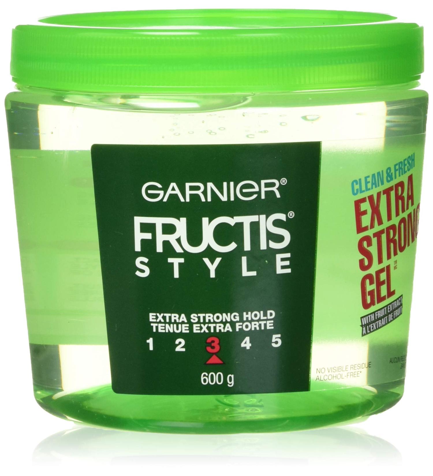 Garnier Fructis Style Clean & Fresh Extra Strong Gel with Fruit Wax 600g - Buy Online on GoSupps.com