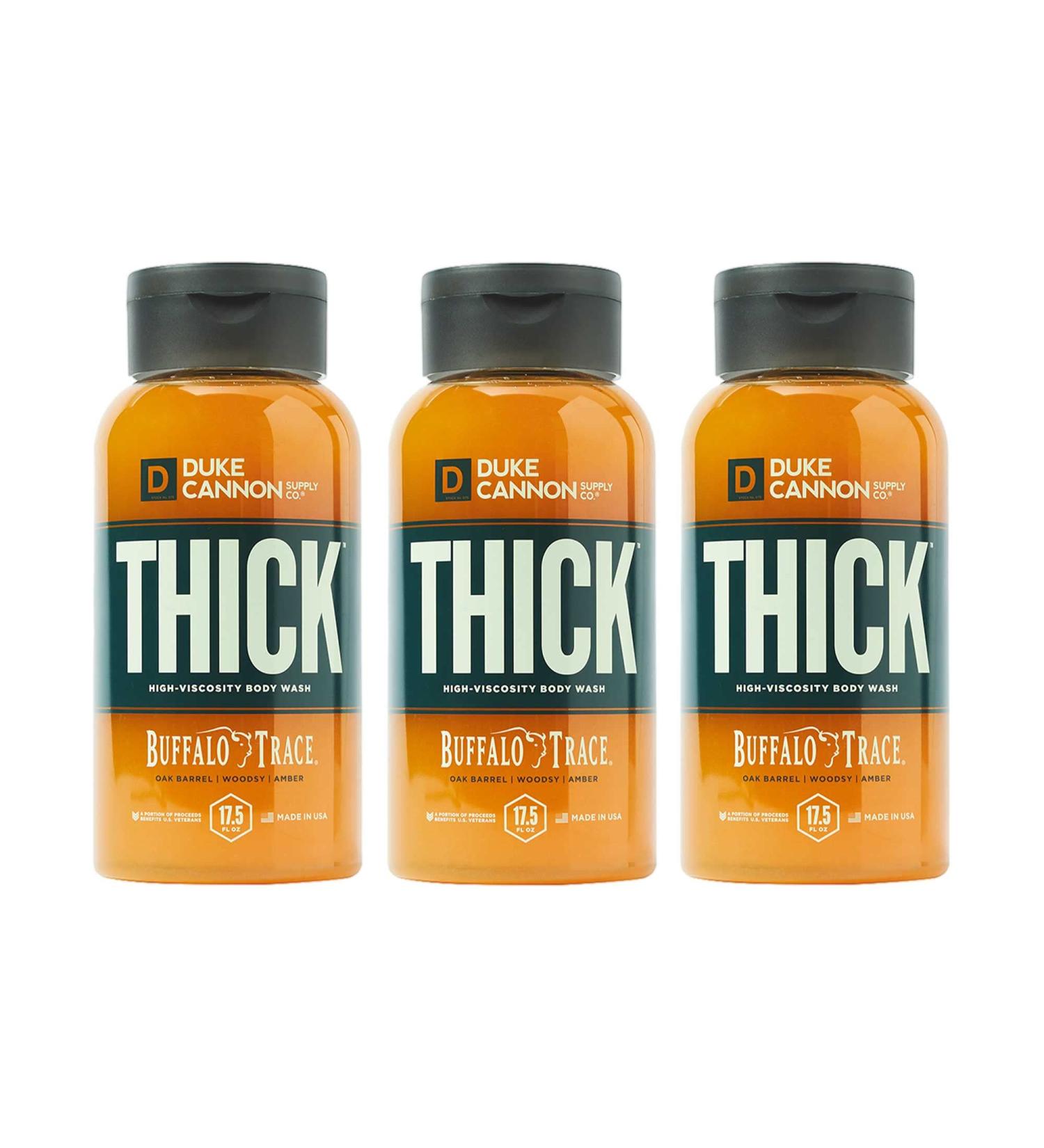 Duke Cannon Bourbon Body Wash for Men - 17.5 Fl Oz Thick High-Viscosity (3 Pack) - Buy Online on GoSupps.com