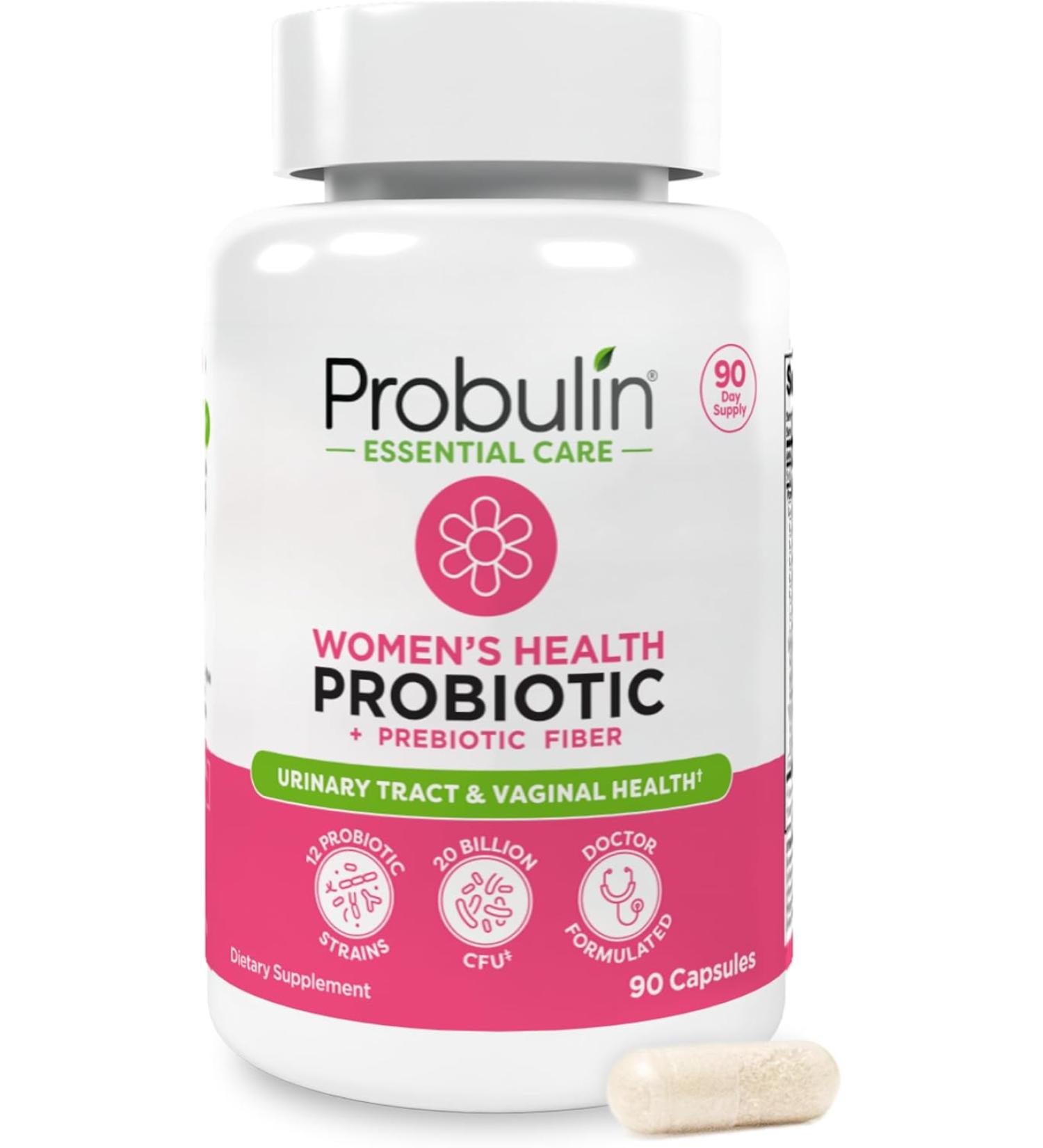 Probulin Women’s Probiotics Immune Health Supplement - 90 Capsules - Buy Online on GoSupps.com