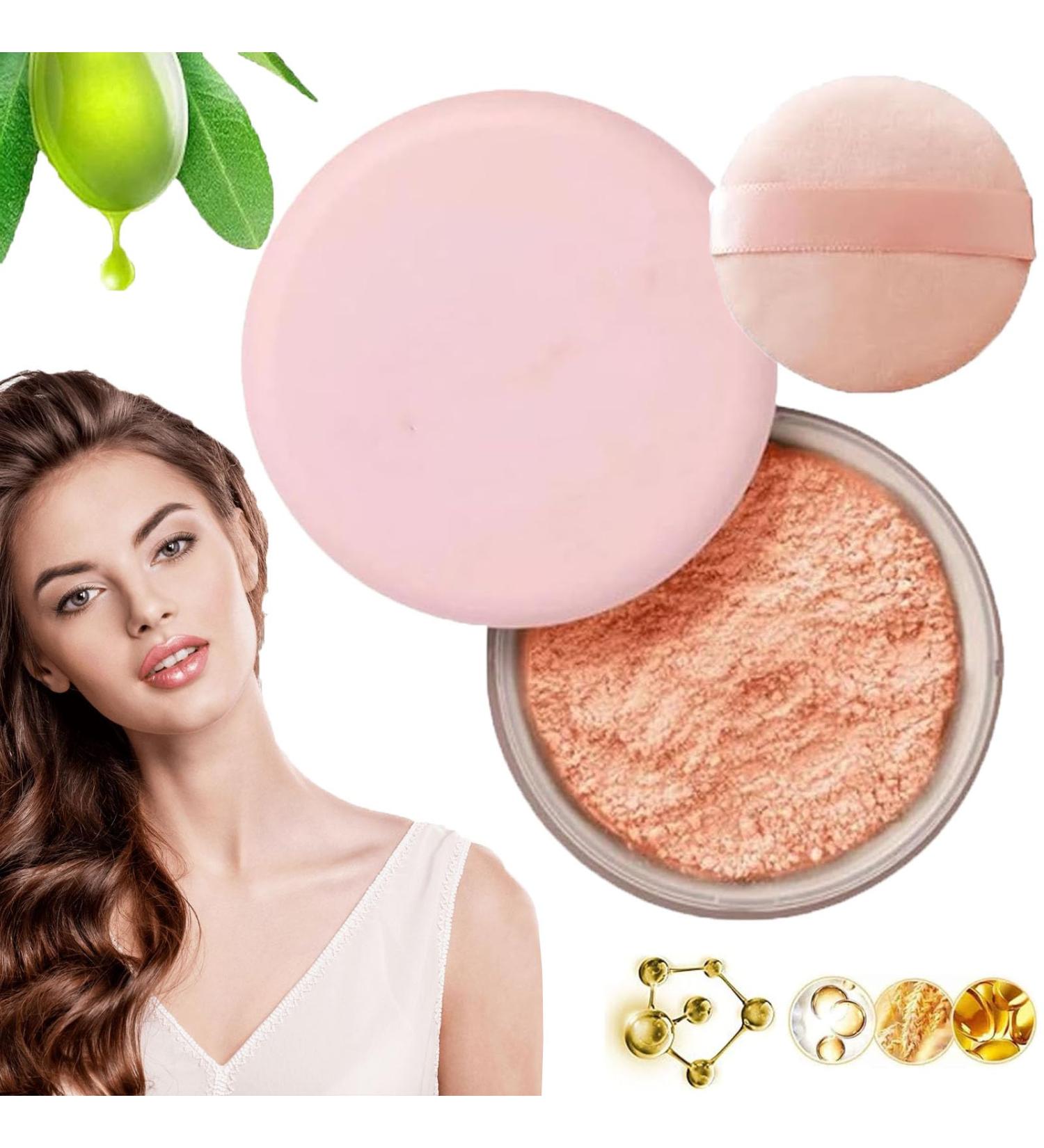 AllauraBeauty Pink Setting Powder AllauraBeauty Blurring Setting Powder AllauraBeauty Blurring Powder AllauraBeauty Setting Powder Lasting Waterproof Face Powder for Makeup (2#) - Buy Online on GoSupps.com