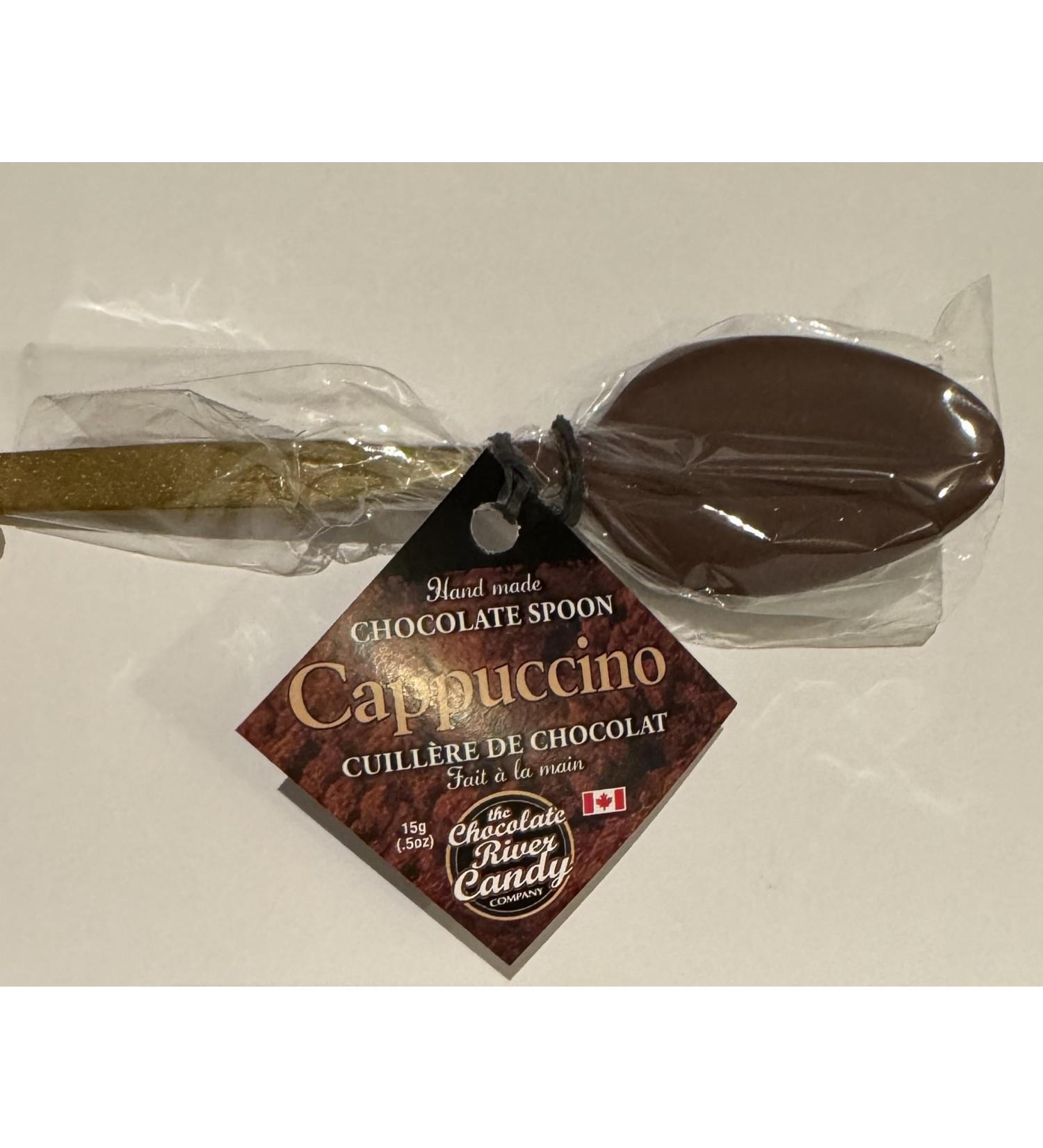 Hand Made Chocolate Spoons by The Chocolate River Candy Company | Cappucino | 3 pack | 15g