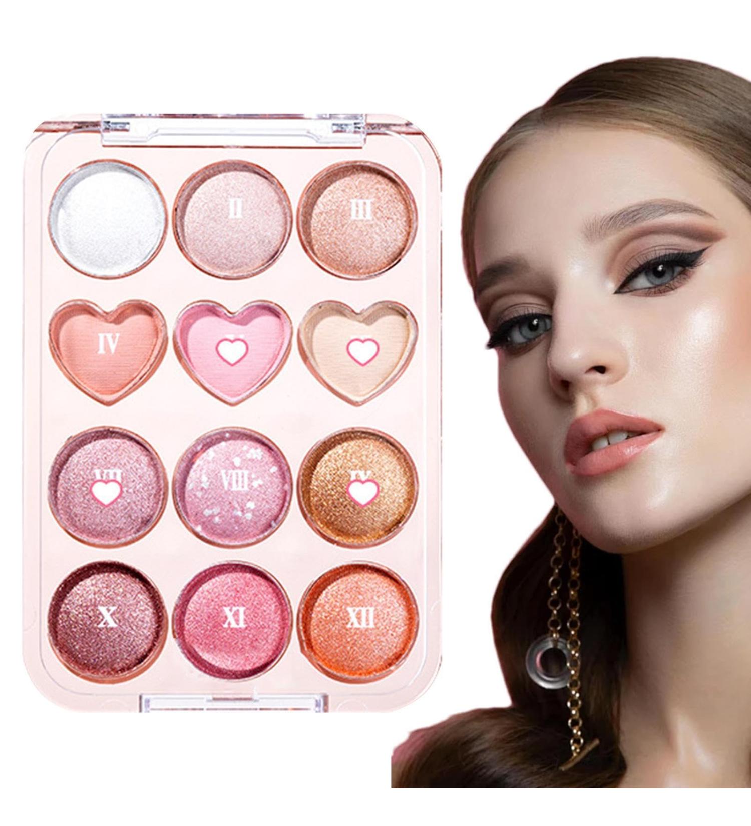 Matte Glitter Eyeshadow Palette Newest Matte Makeup Eyeshadow Palle | 12 Colors Eye Make-up Palette Natural Colors Make Up Eye Shadows #01 - Buy Online on GoSupps.com