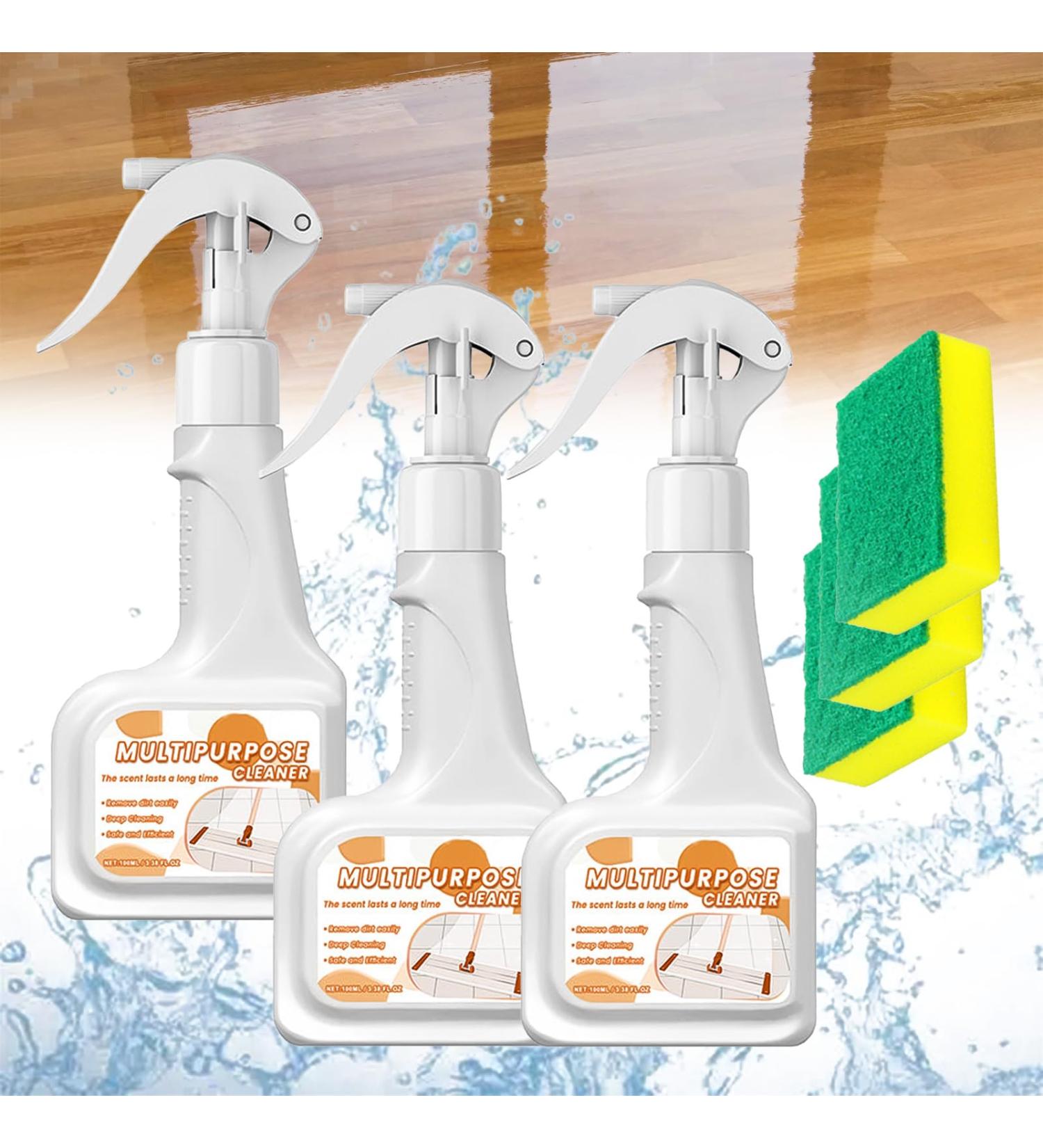 Multi-Purpose Gentle Formula Wood Cleaning Spray 2024 New Wood Degreasing Cleaner Spray Shines and Protects Removes Fingerprints Dust Wood Cleaning Spray for Cleans Wooden Surfaces (3PCS) - Buy Online on GoSupps.com