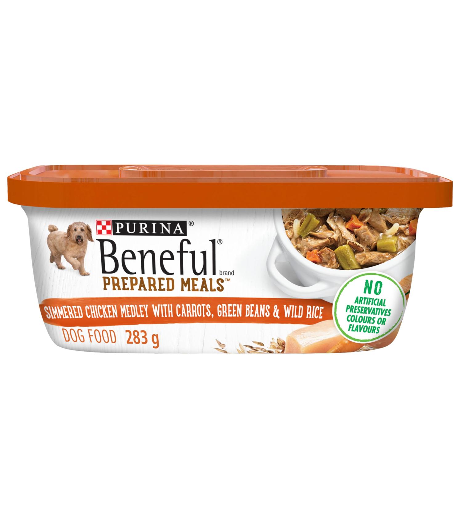 Beneful Prepared Meals Wet Dog Food Chicken Medley - 283 g Tub (8 Pack) - Buy Online on GoSupps.com