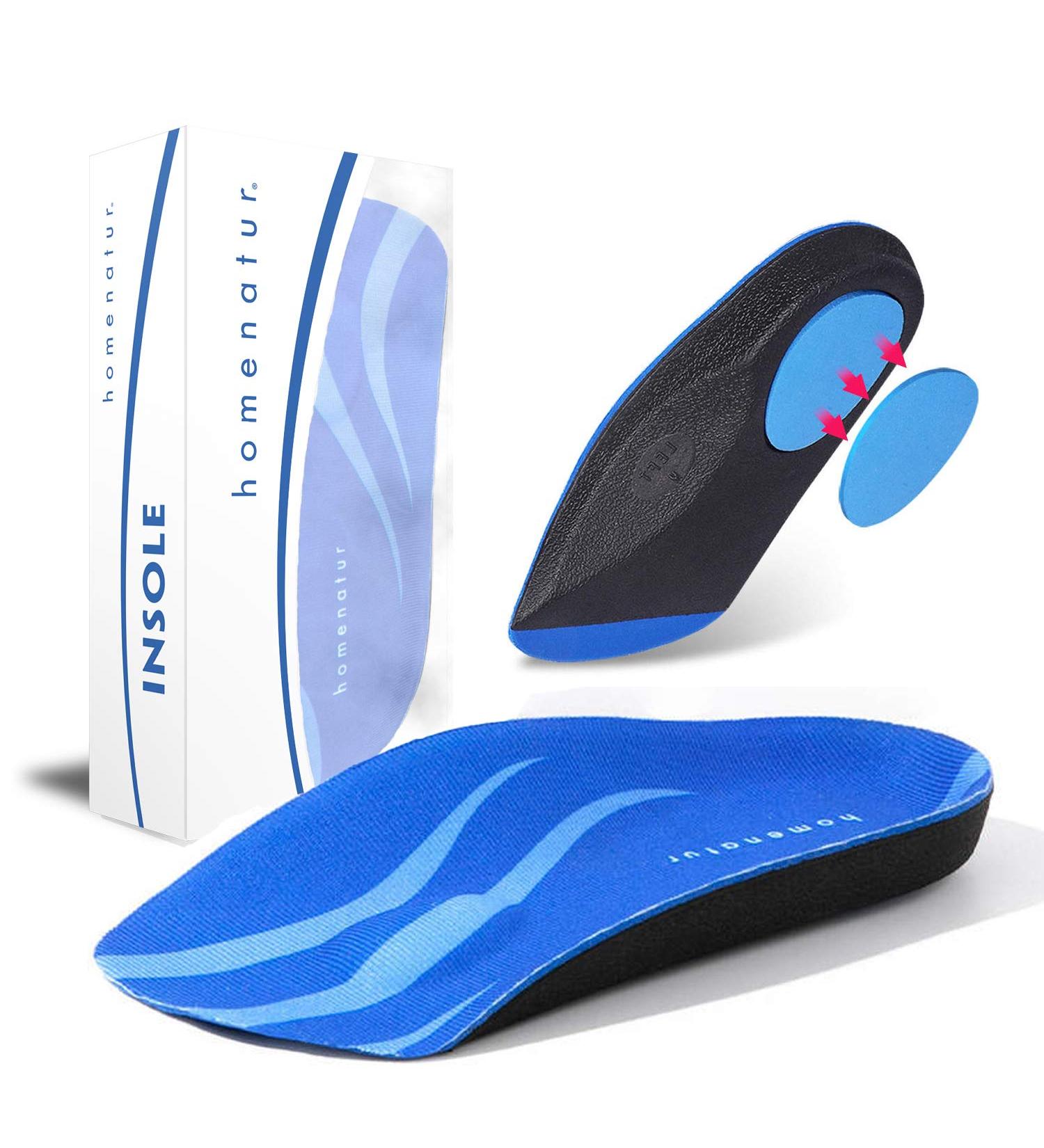 Home Nature Orthopedic Insoles for Plantar Fasciitis - Flat Feet & Cavus - Men s & Women s Shoe Insoles (L 43-46) - Ultimate Comfort & Support - Buy Online on GoSupps.com