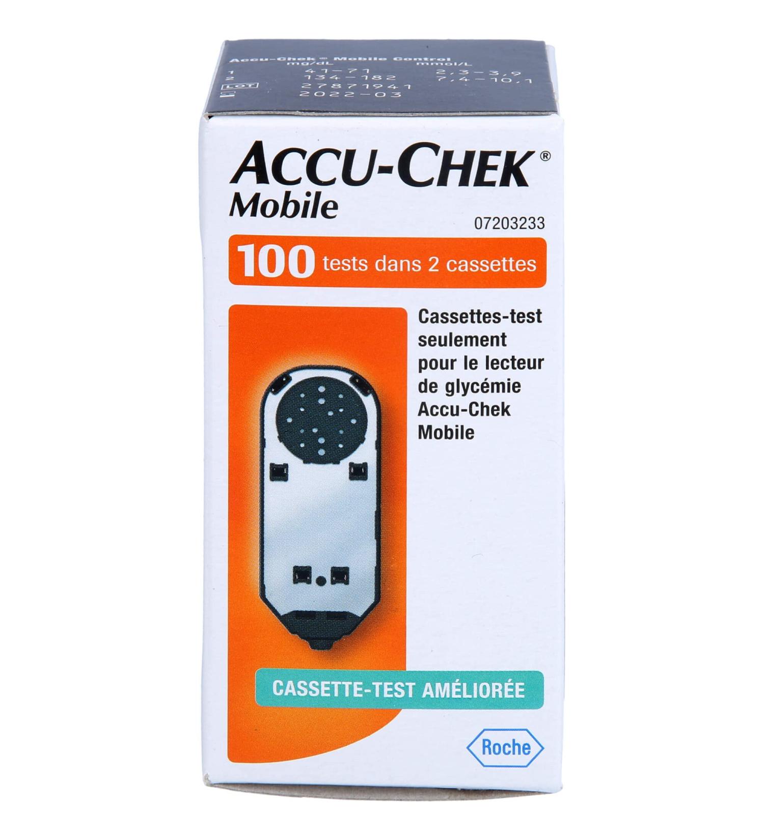 Accu-Chek Mobile Test Cassette 100 ST - Reliable Blood Glucose Monitoring | International Shipping Available - Buy Online on GoSupps.com