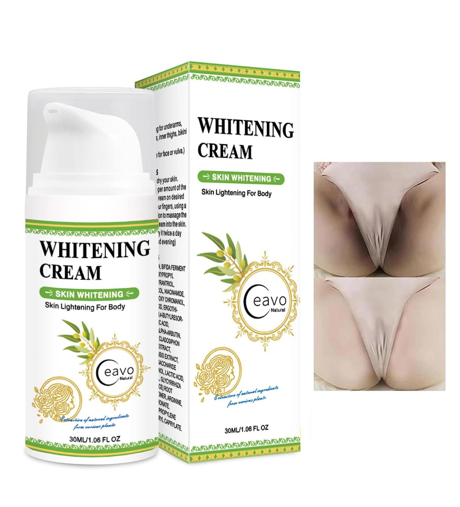 Intimate Areas Skin Lightening Cream Bleaching Cream For Body Intimate Area Private Parts Underarm Knees Elbows Inner Thigh Bikini Areas Bikini Line Skin Whitening cream 30ML 1 Fl Oz - Buy Online on GoSupps.com