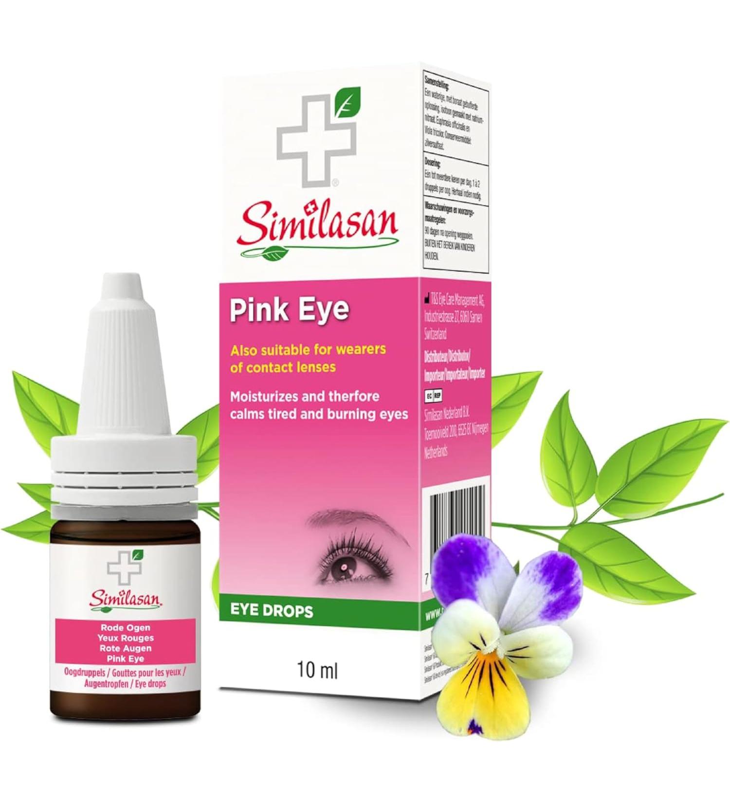 Similasan Eye Drops for Pink Eyes - for Red Eyes - Soothes Red and Burning Eyes - 10 ml - Buy Online on GoSupps.com
