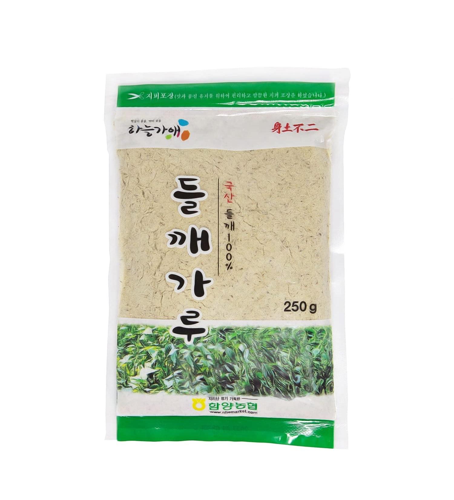 NongHyup Green Perilla Seed Powder Deulkkae Garu - 100% Natural Korean Product, No Additives, Delicious Savory Flavor - Buy Online on GoSupps.com