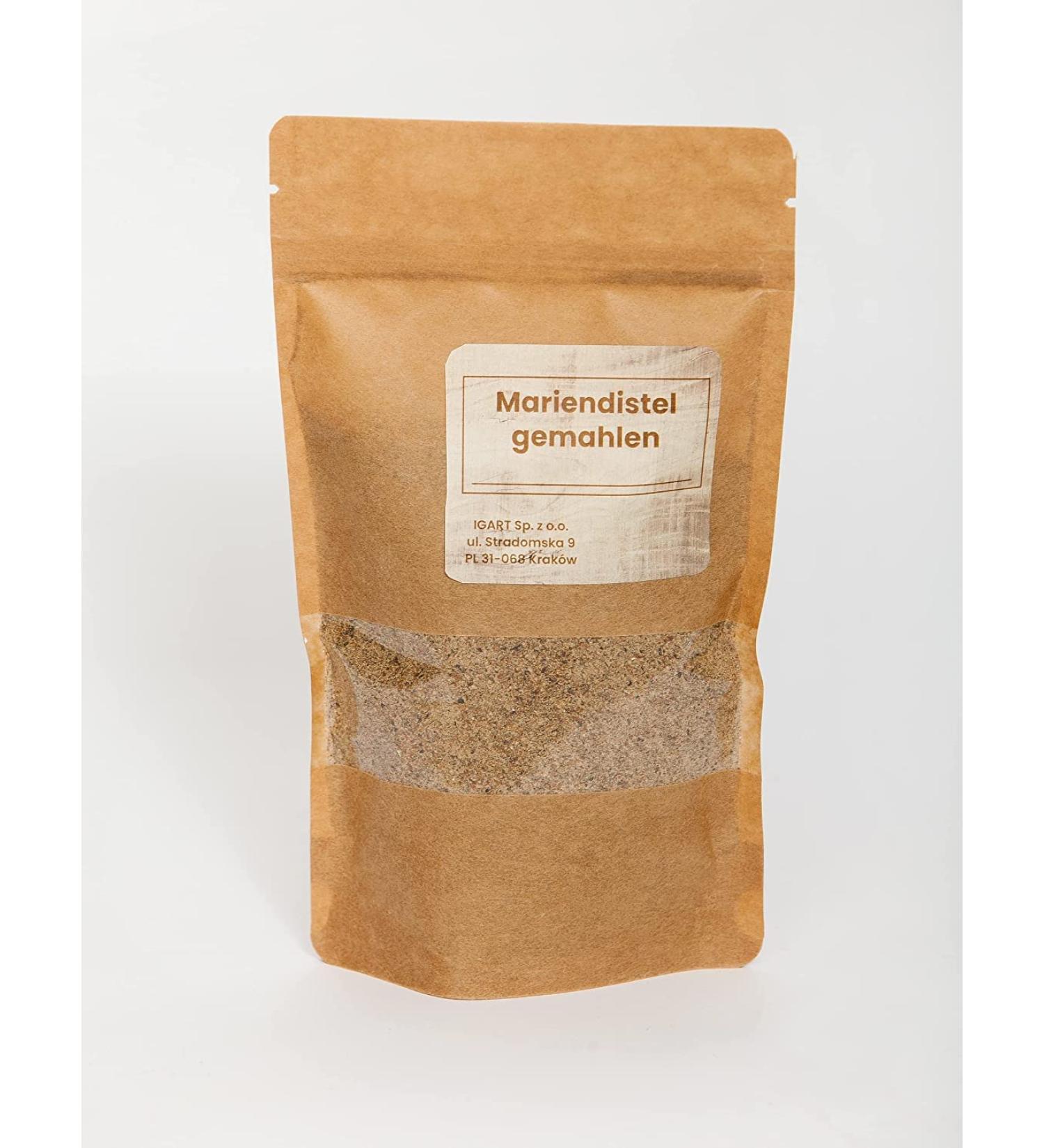 IGART Milk Thistle Seeds Ground 2000g Seed Powder Milk Thistle Natural for Tea Milk Thistle Silybum Marianum - Buy Online on GoSupps.com